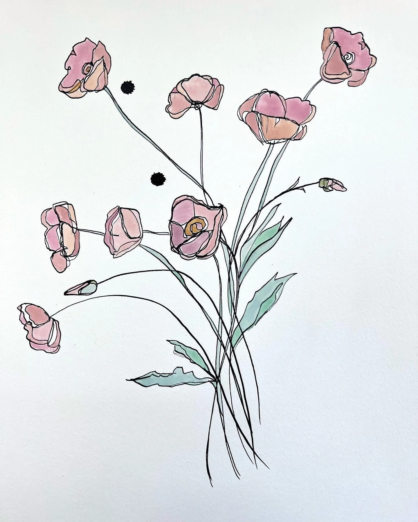 11x14 // ink & watercolor on paper
