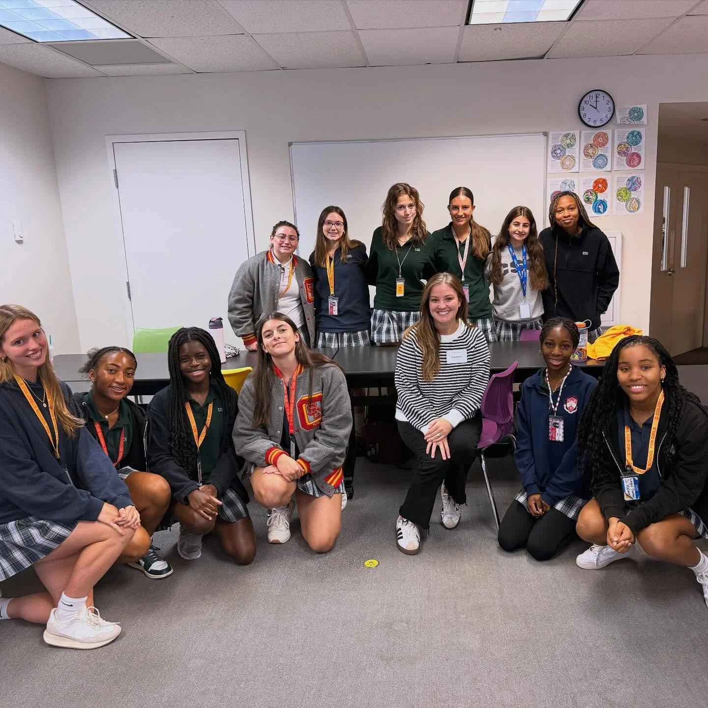 Such a fun morning at Columbus School for Girls working with their Design Thinking class! 💡🐾

The girls are taking on real-world business challenges to help Happy Tails brainstorm creative solutions &mdash; from how to better showcase our dog walks