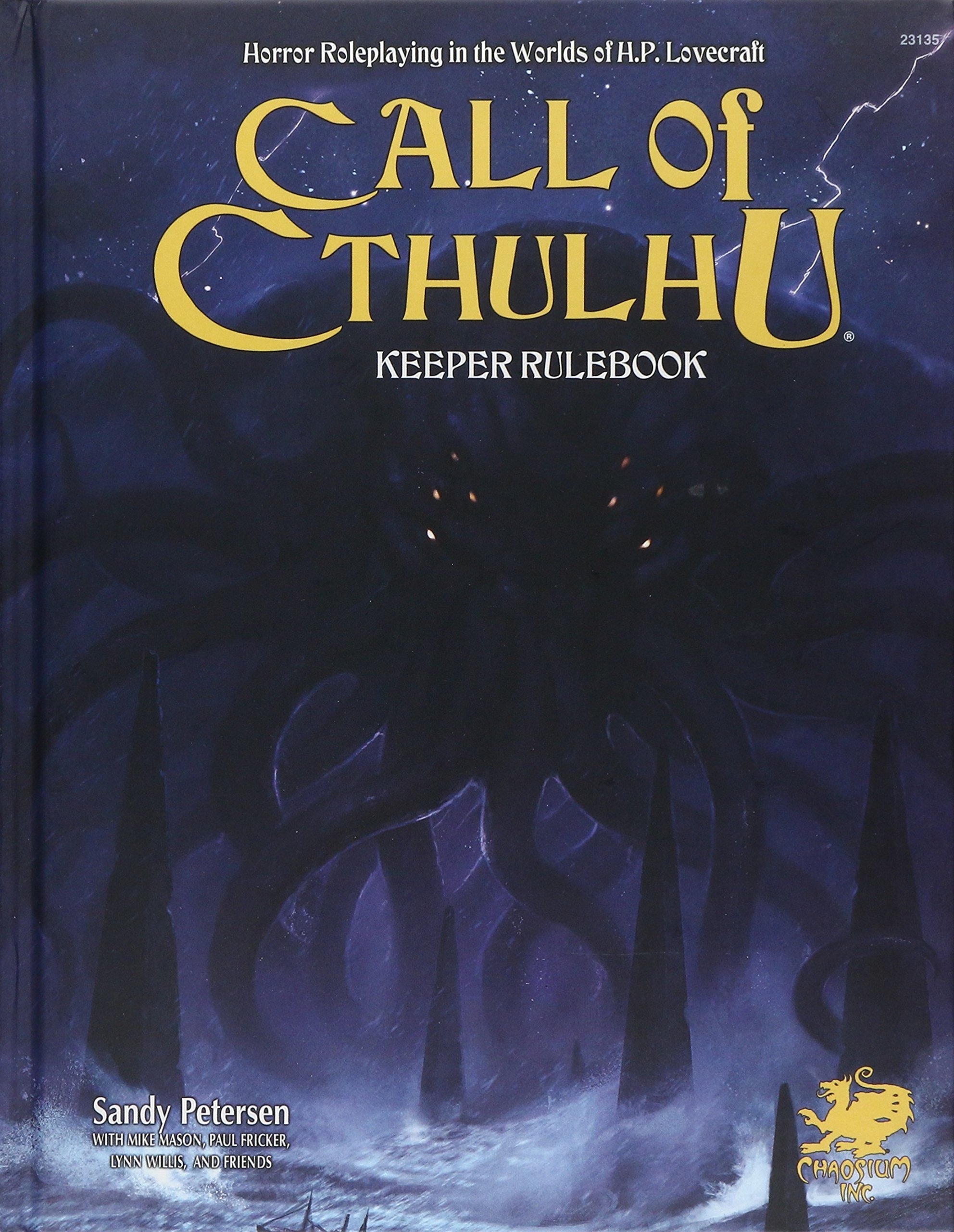 The classic adaptation of Lovecraft's Mythos into RPG format. (Copy)