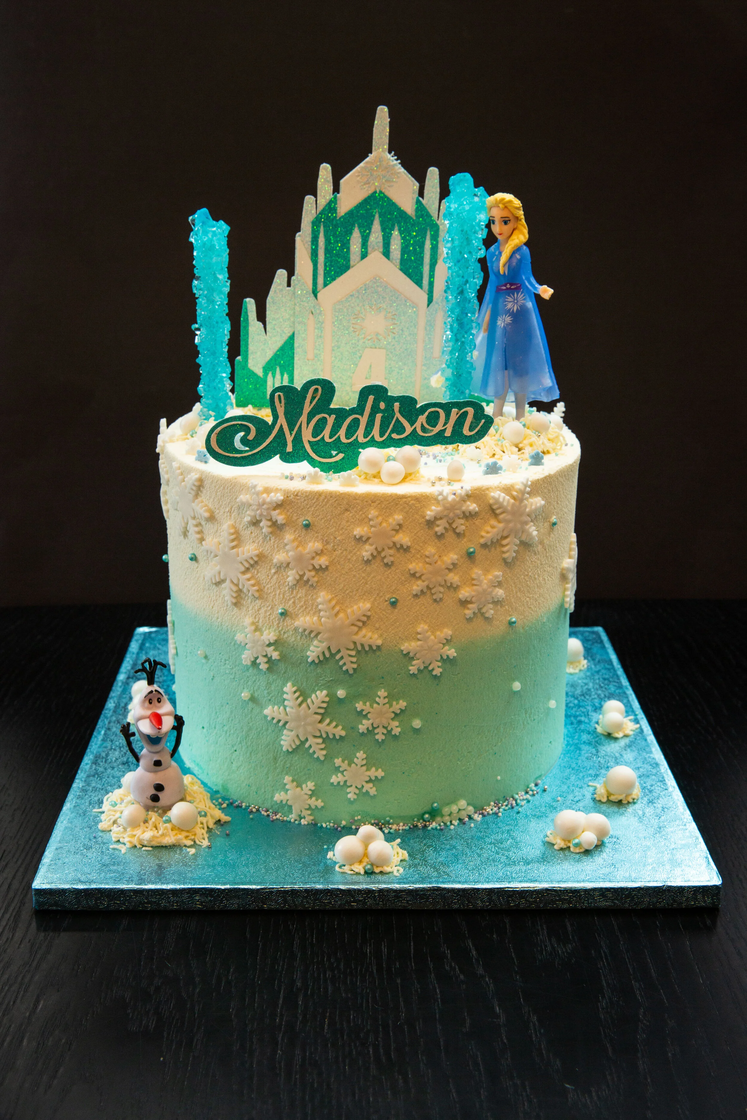 Frozen Themed Birthday Cake