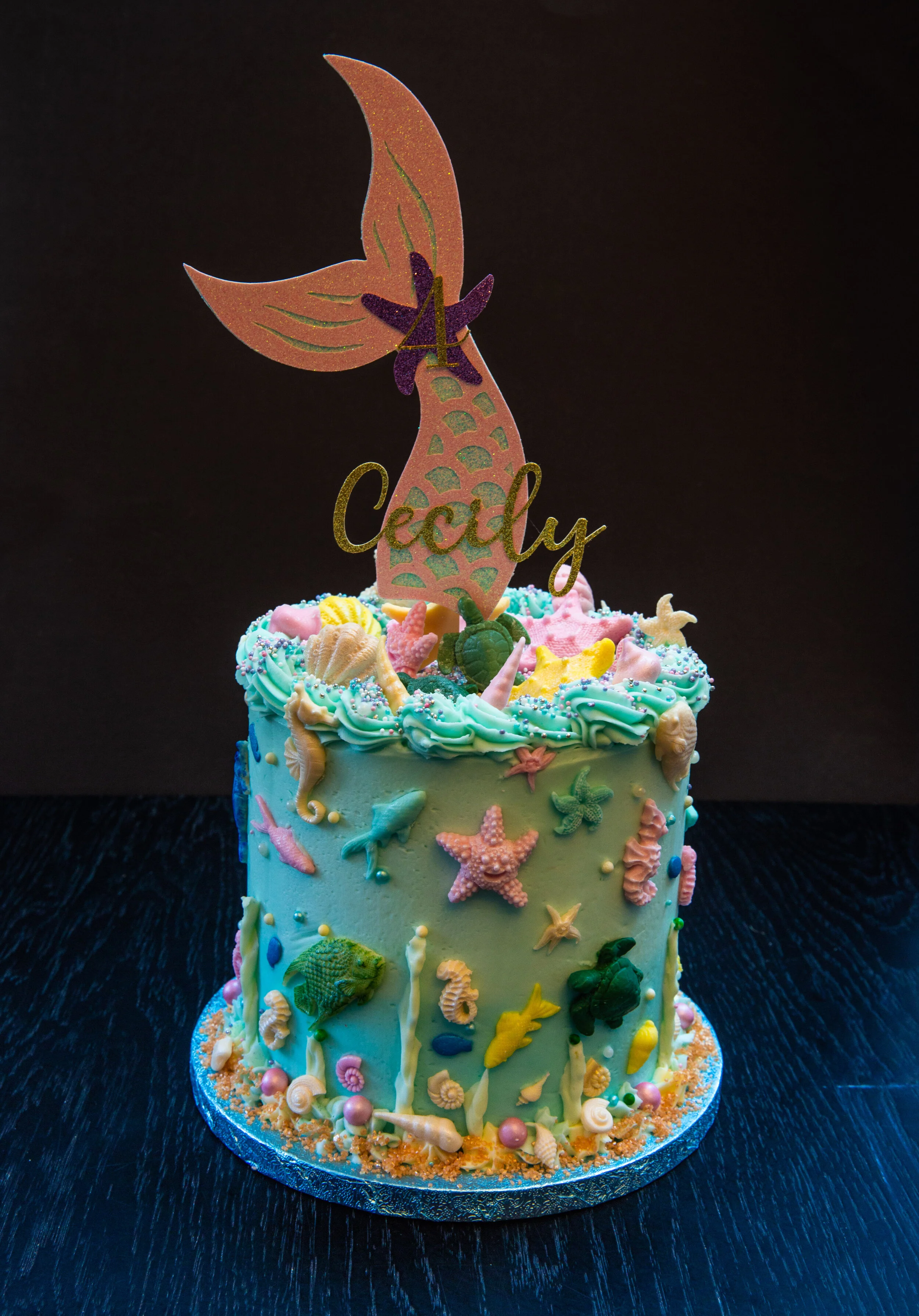 Under The Sea Themed Birthday Cake