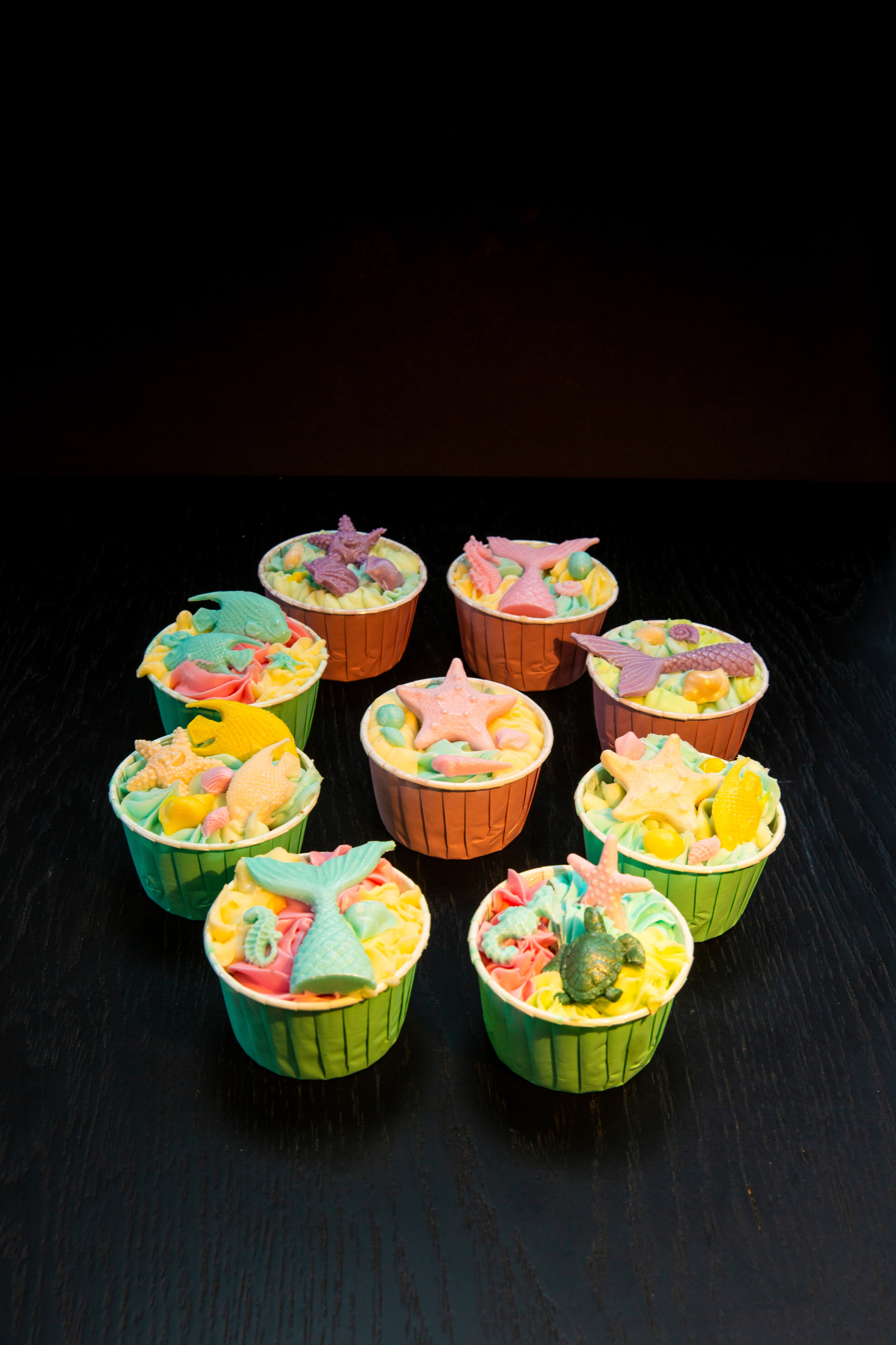 Under The Sea Themed Cupcakes