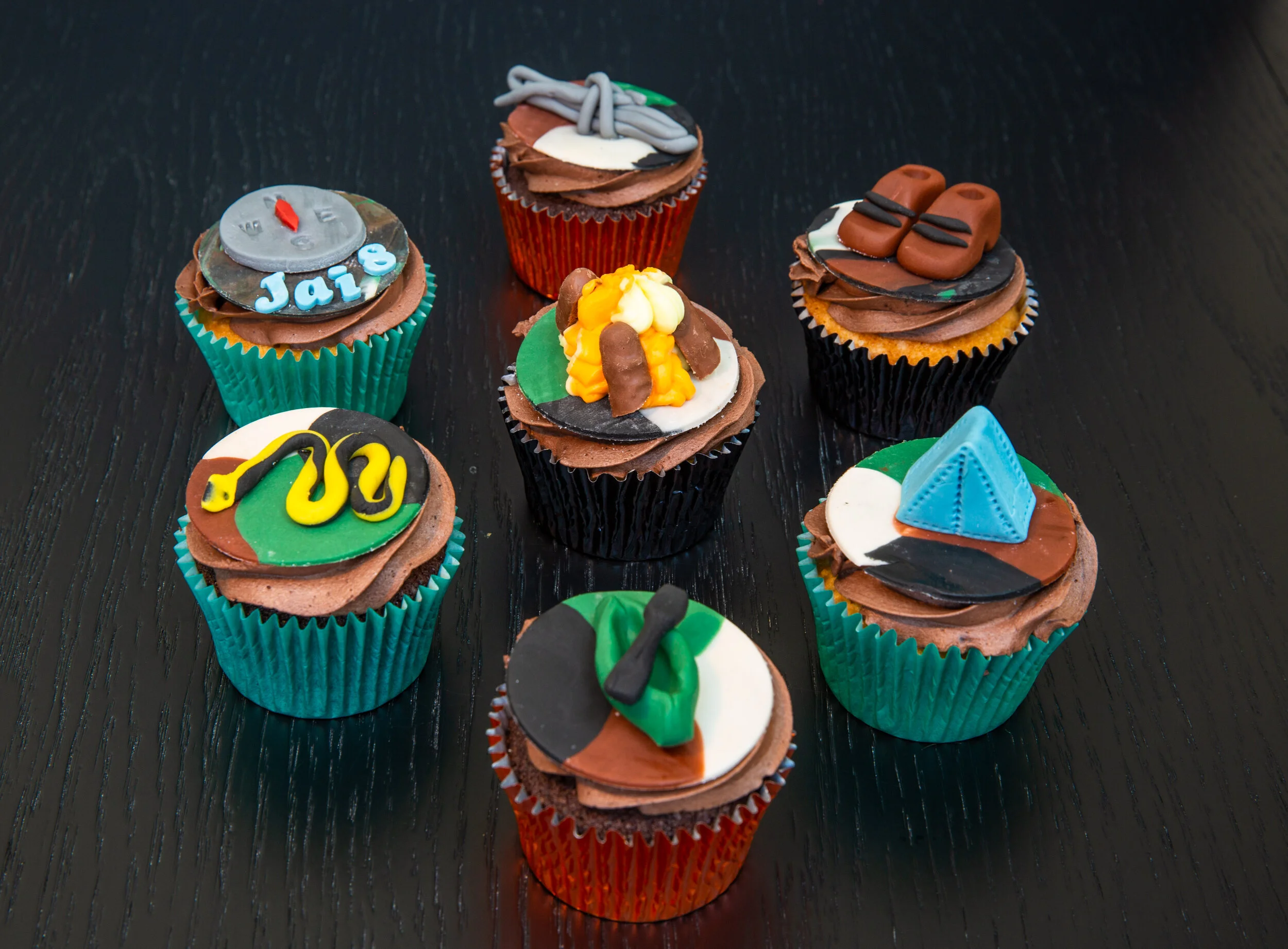 Cubs Themed Cupcakes