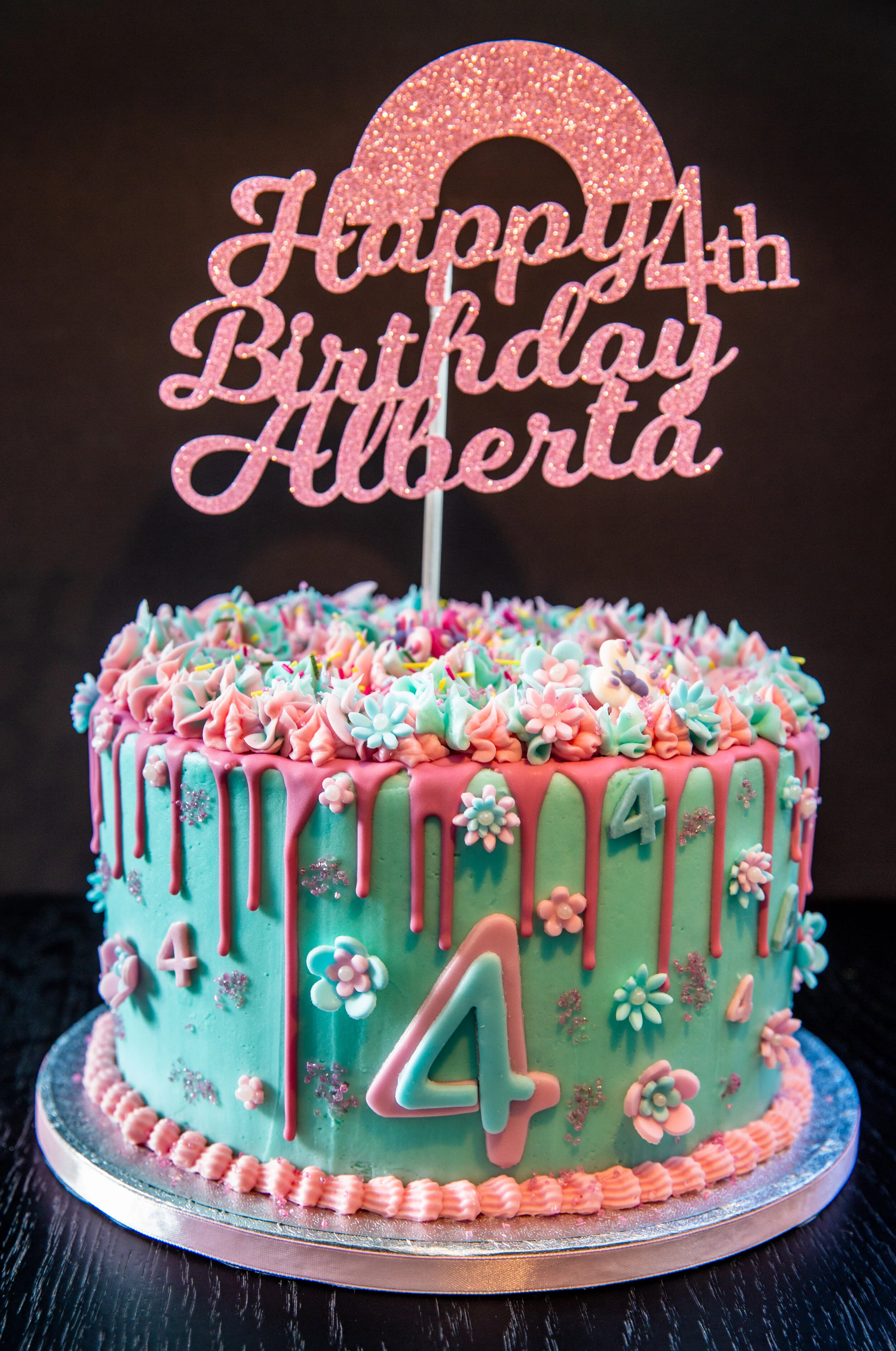 Drip Birthday Cake