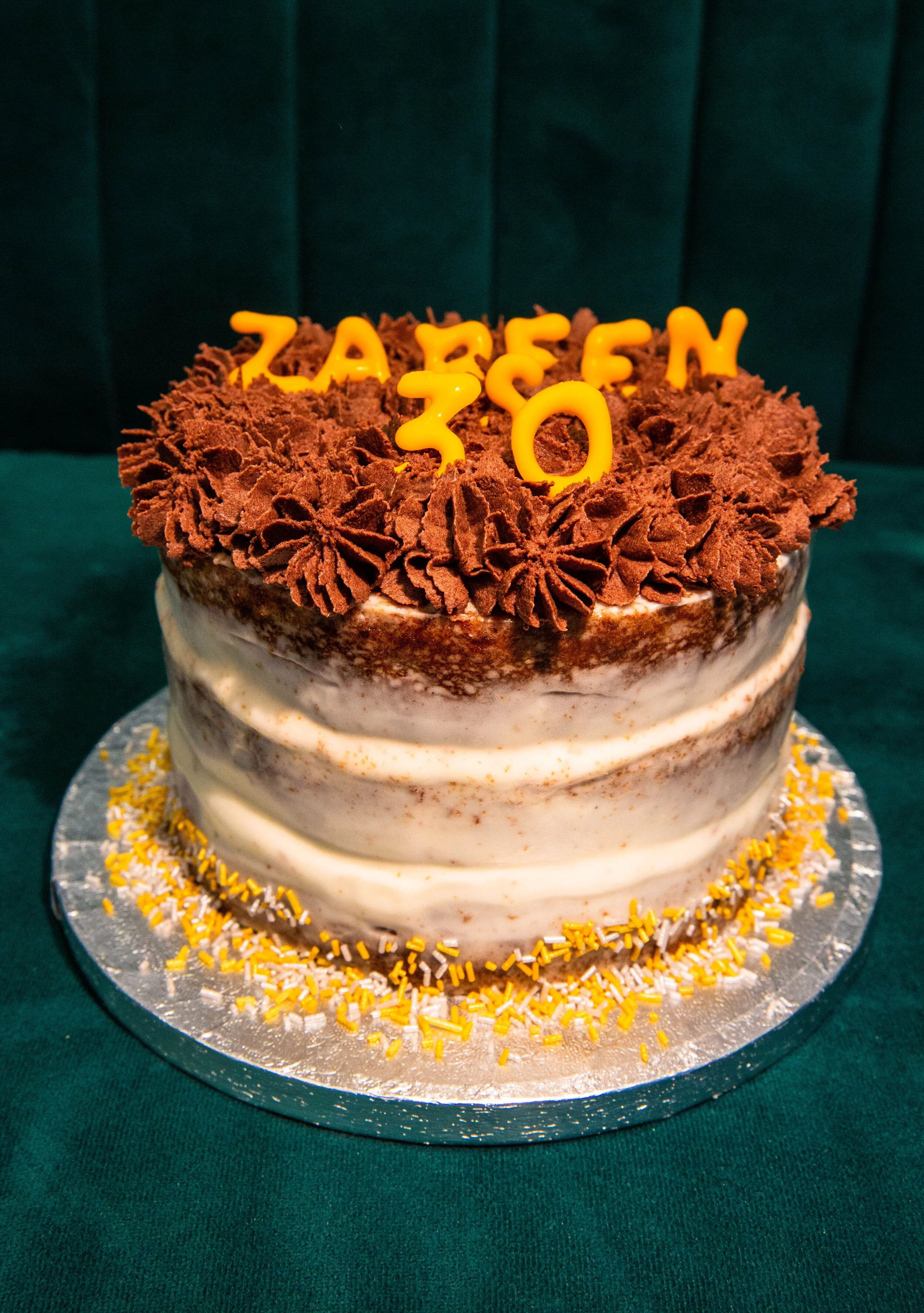 30th Birthday Banana Cake
