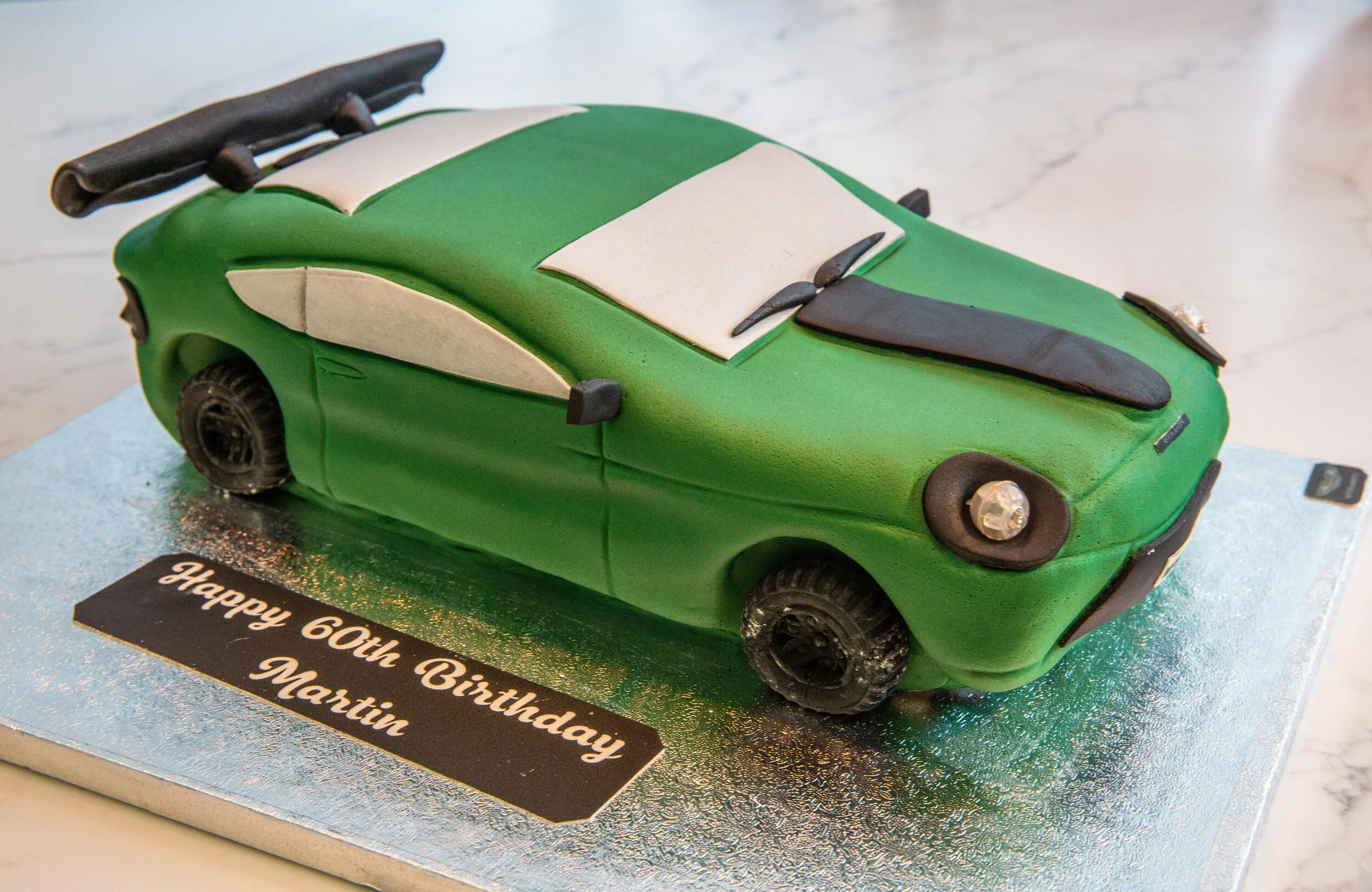 Aston Martin Themed 60th Birthday Cake