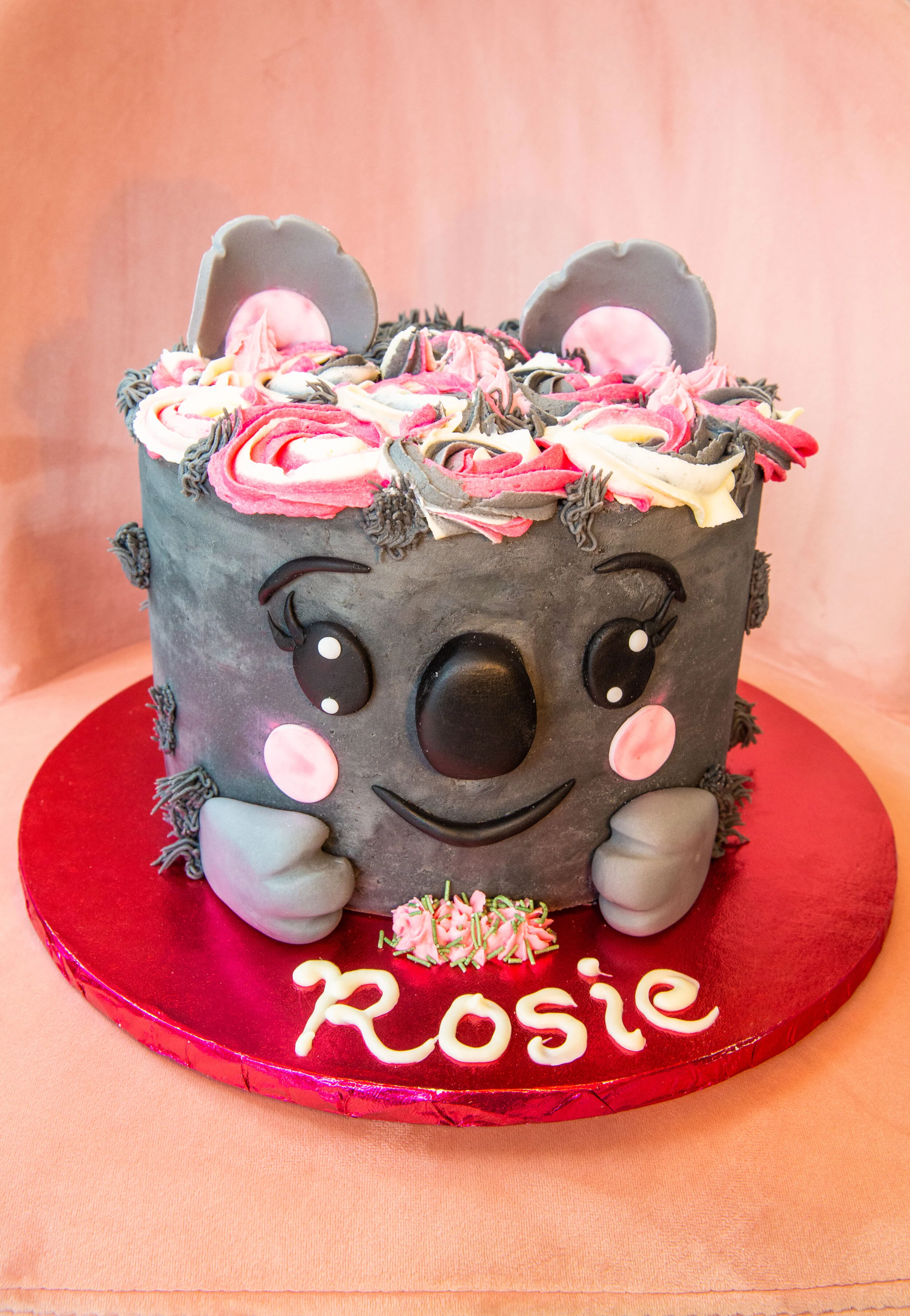 Koala Themed Birthday Cake
