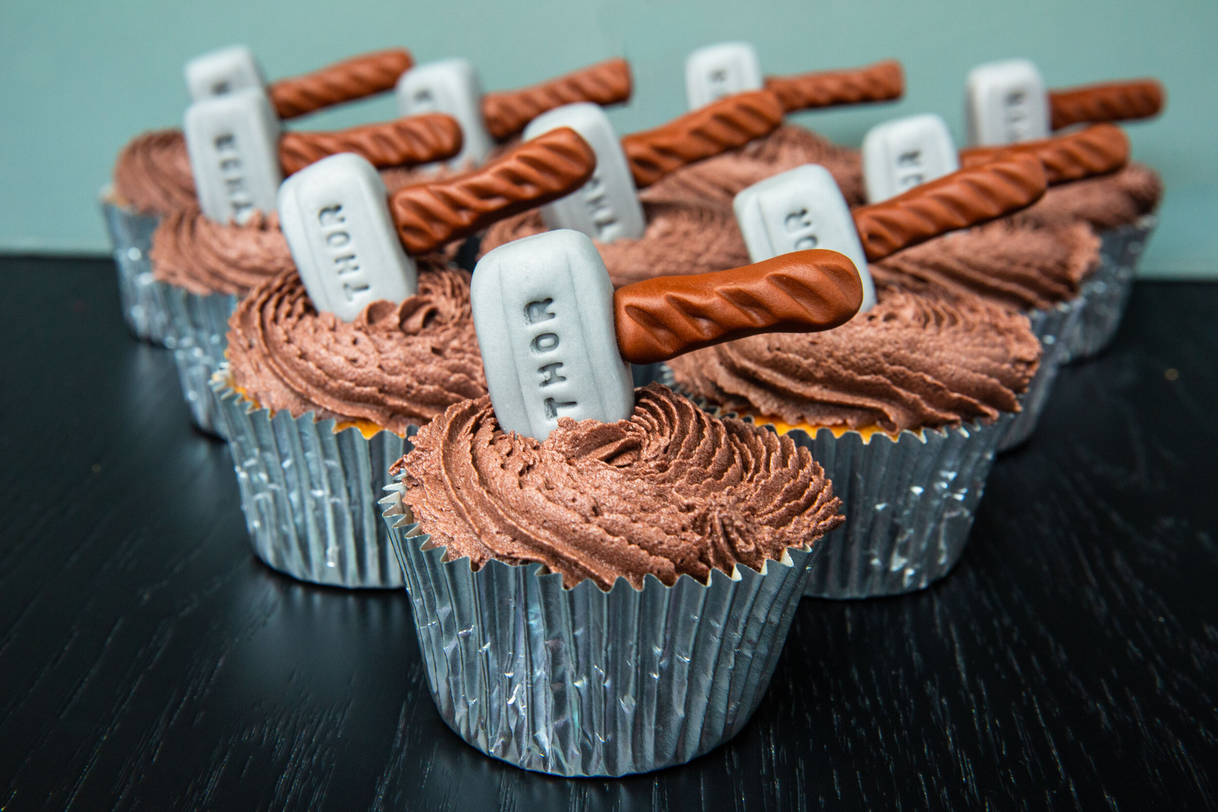 Thor Themed Cupcakes