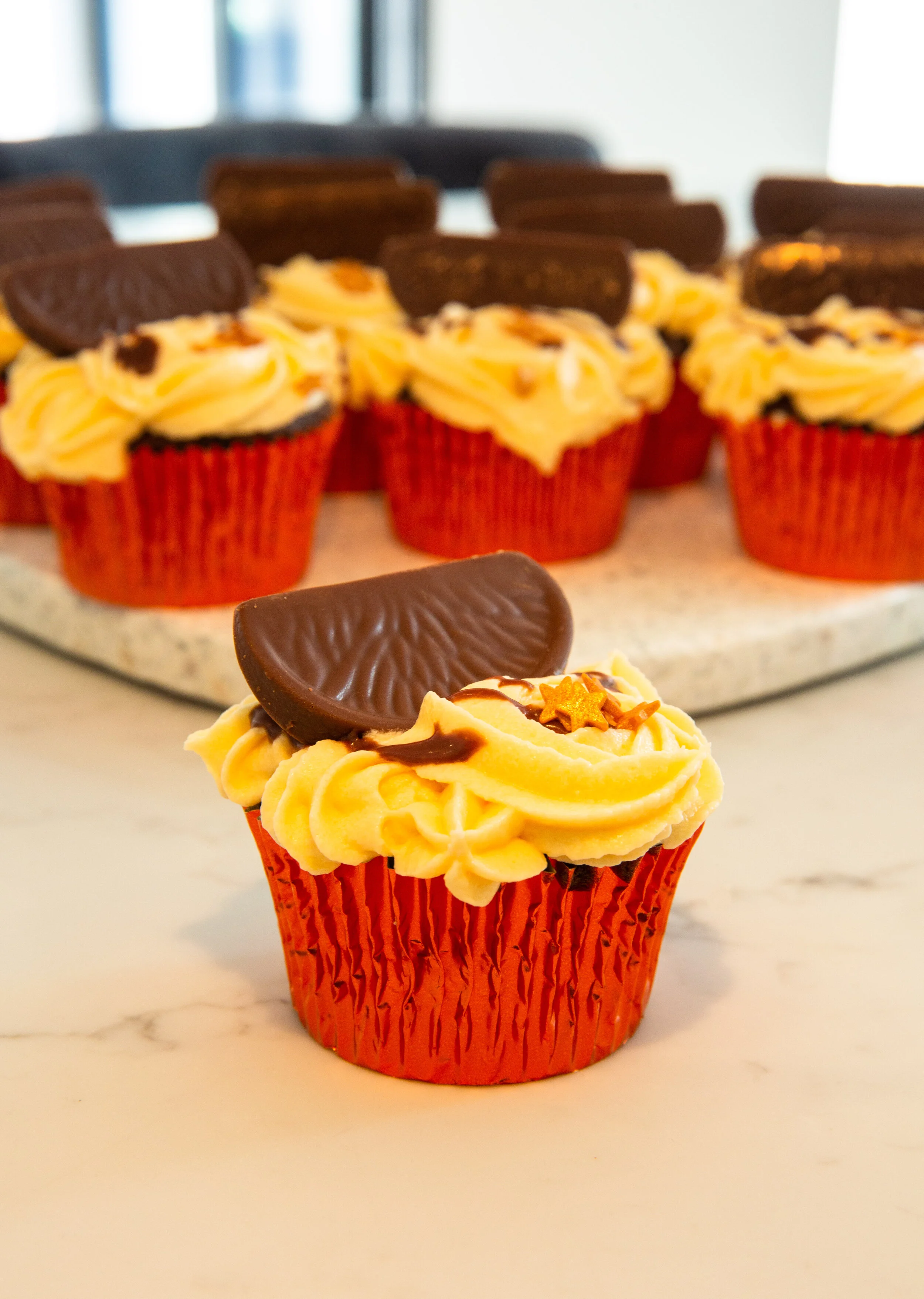 Choc Orange Cupcakes