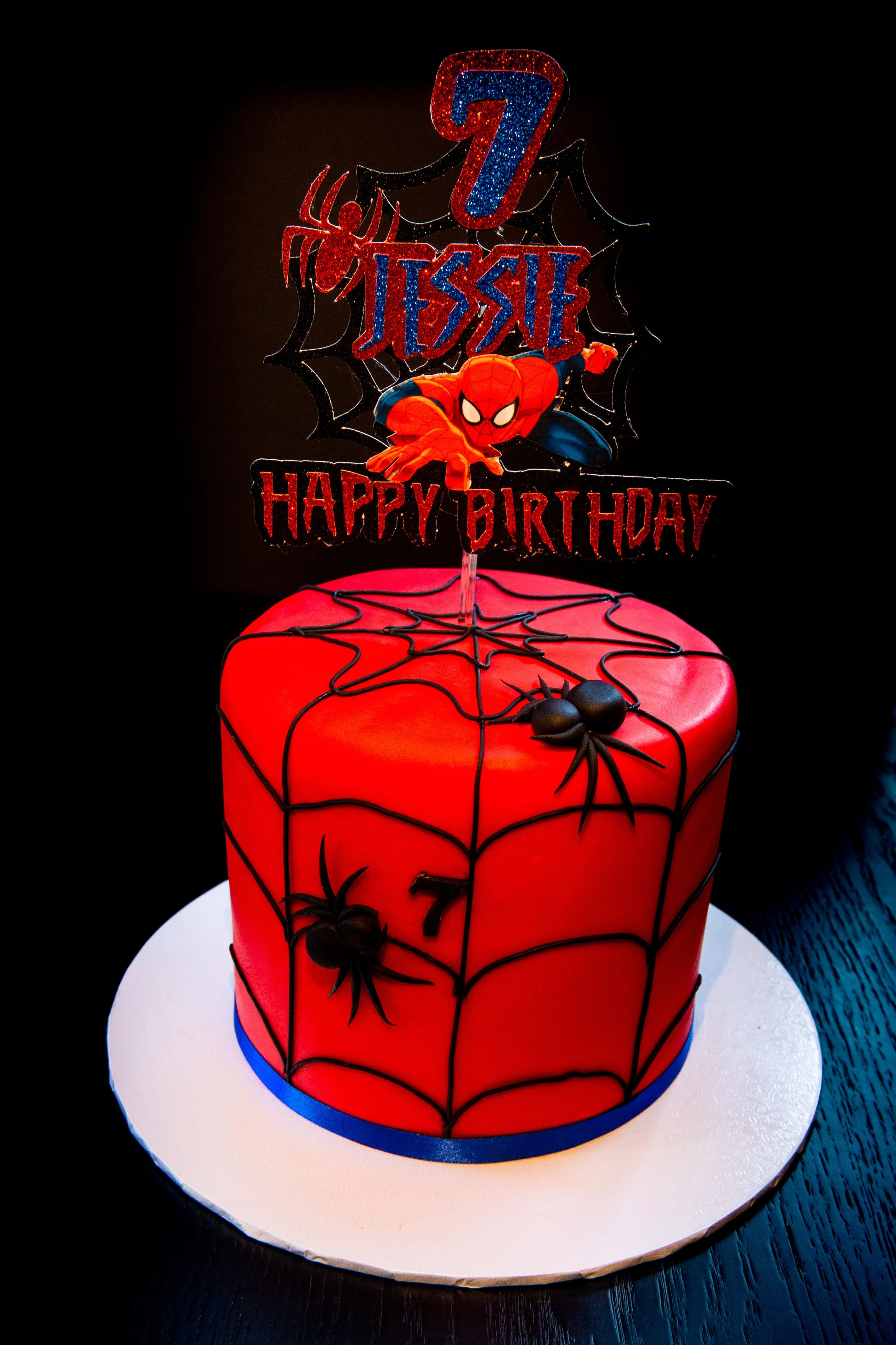 Spiderman Birthday Cake