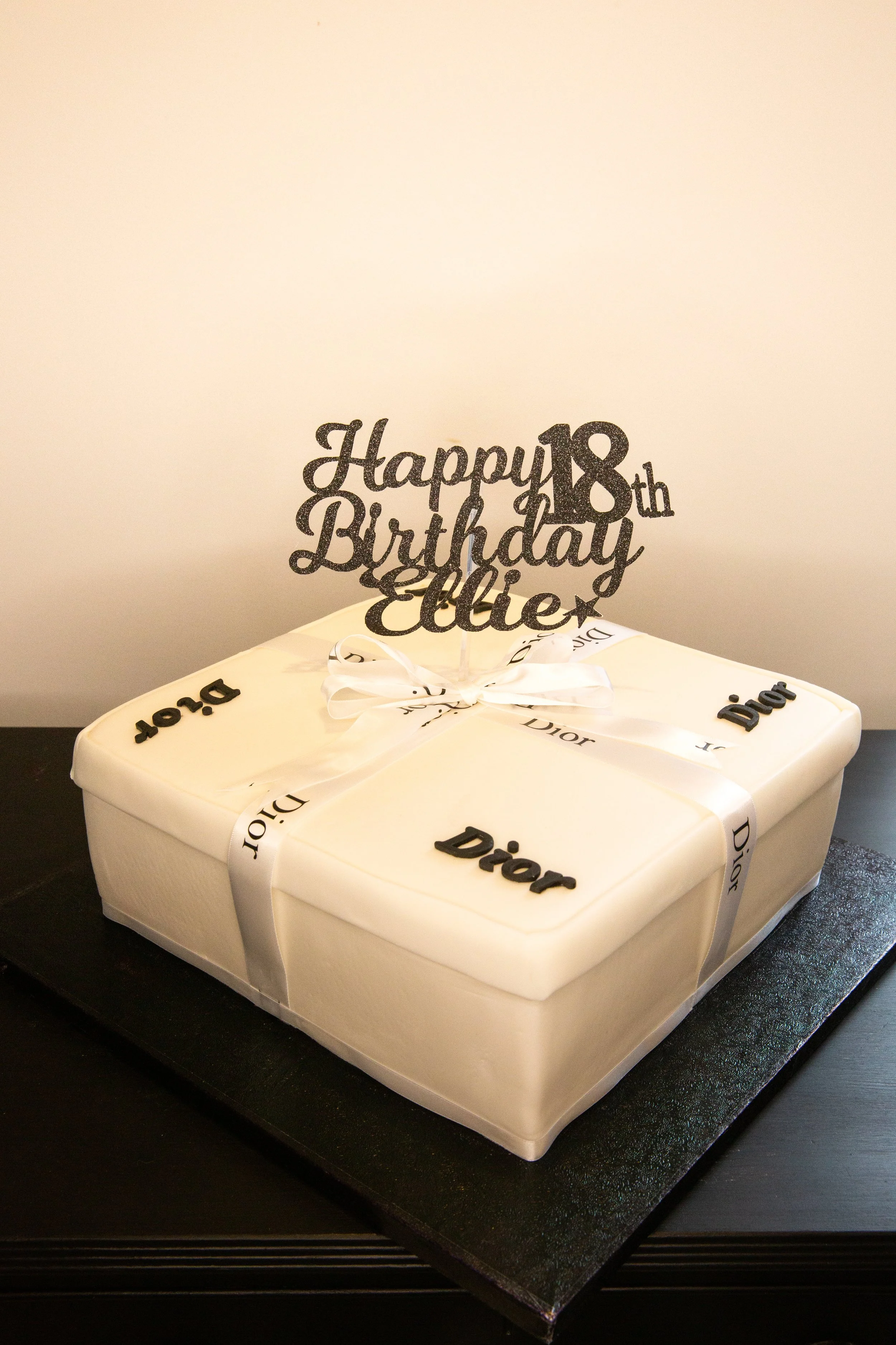 Dior Themed Birthday Cake