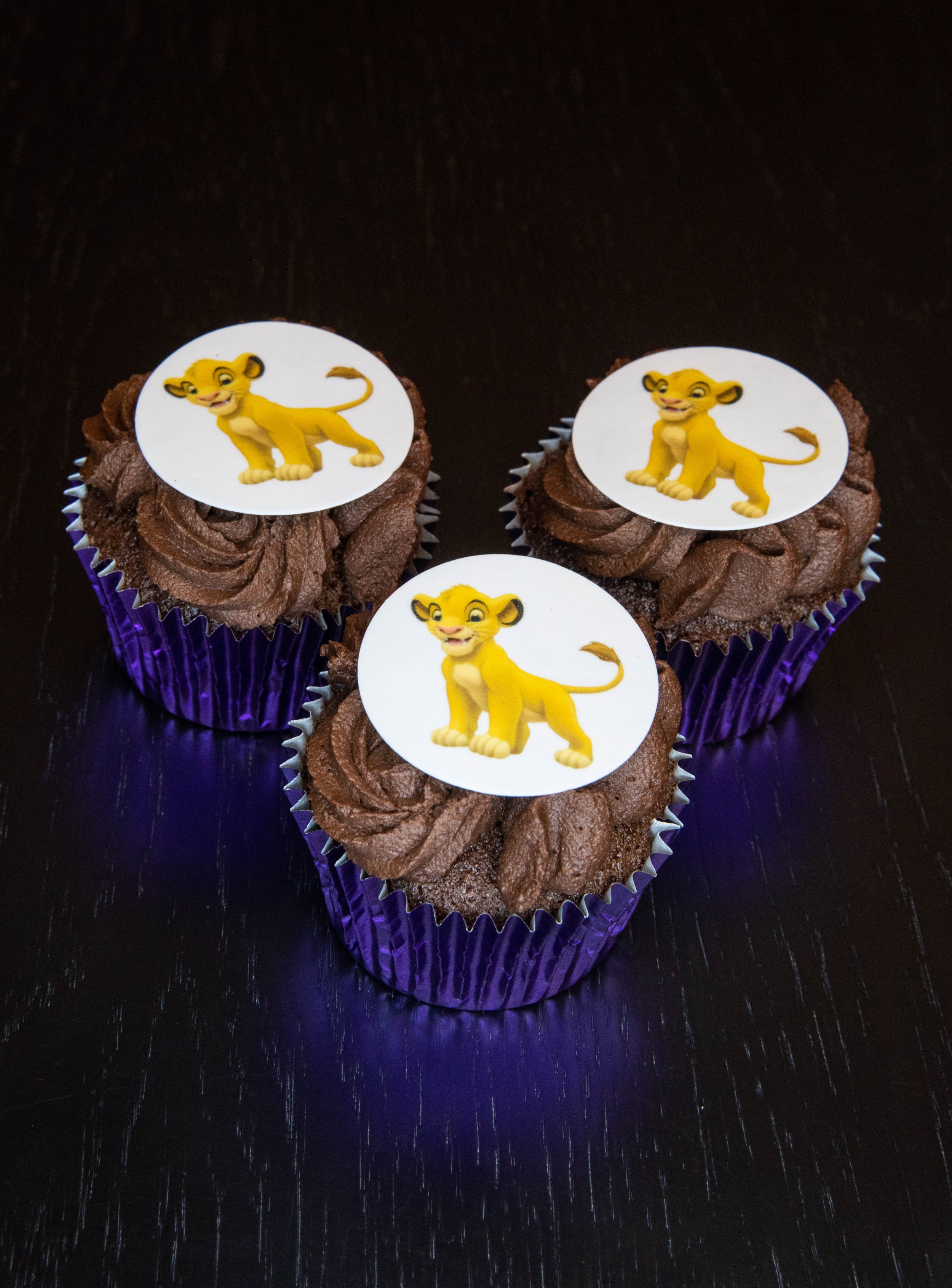 Simba "Lion King" Themed Cupcakes