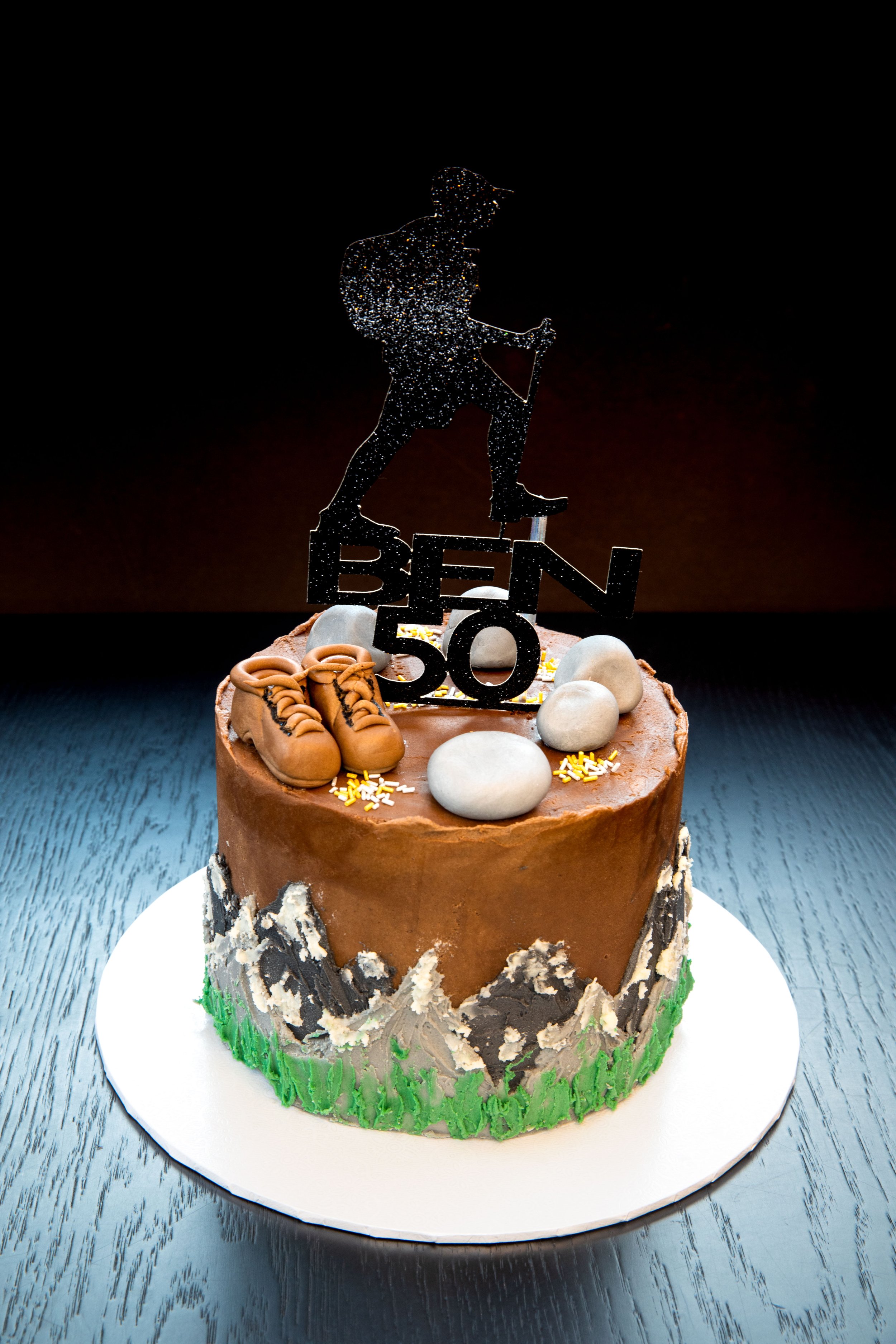 Mountaineering Themed Birthday Cake