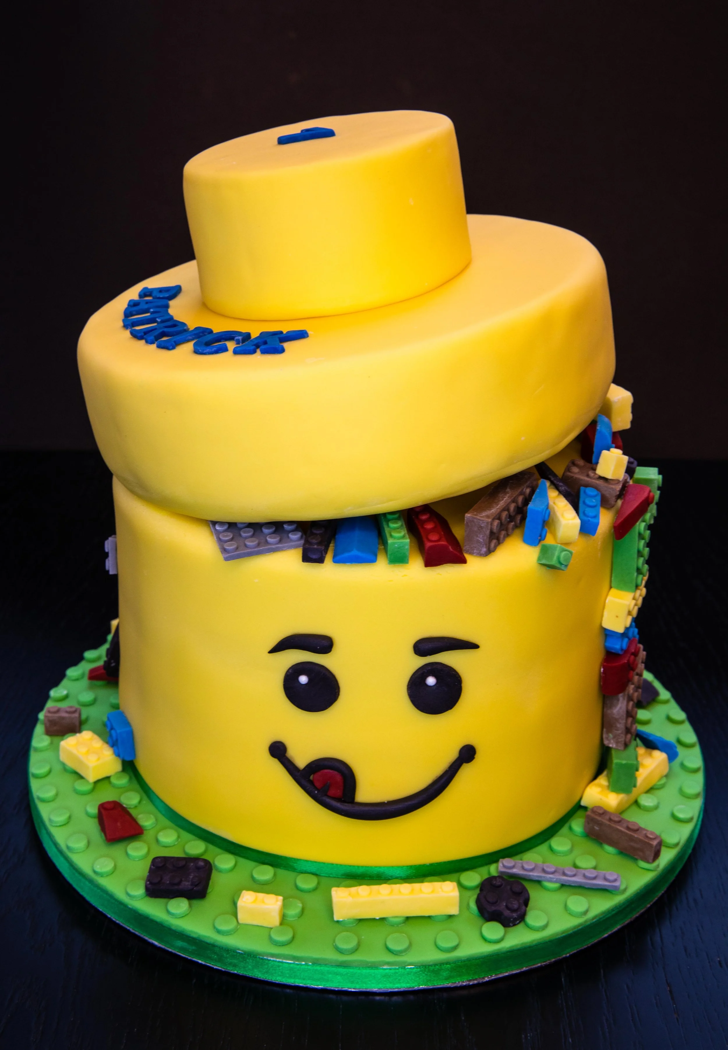 Lego Themed Birthday Cake