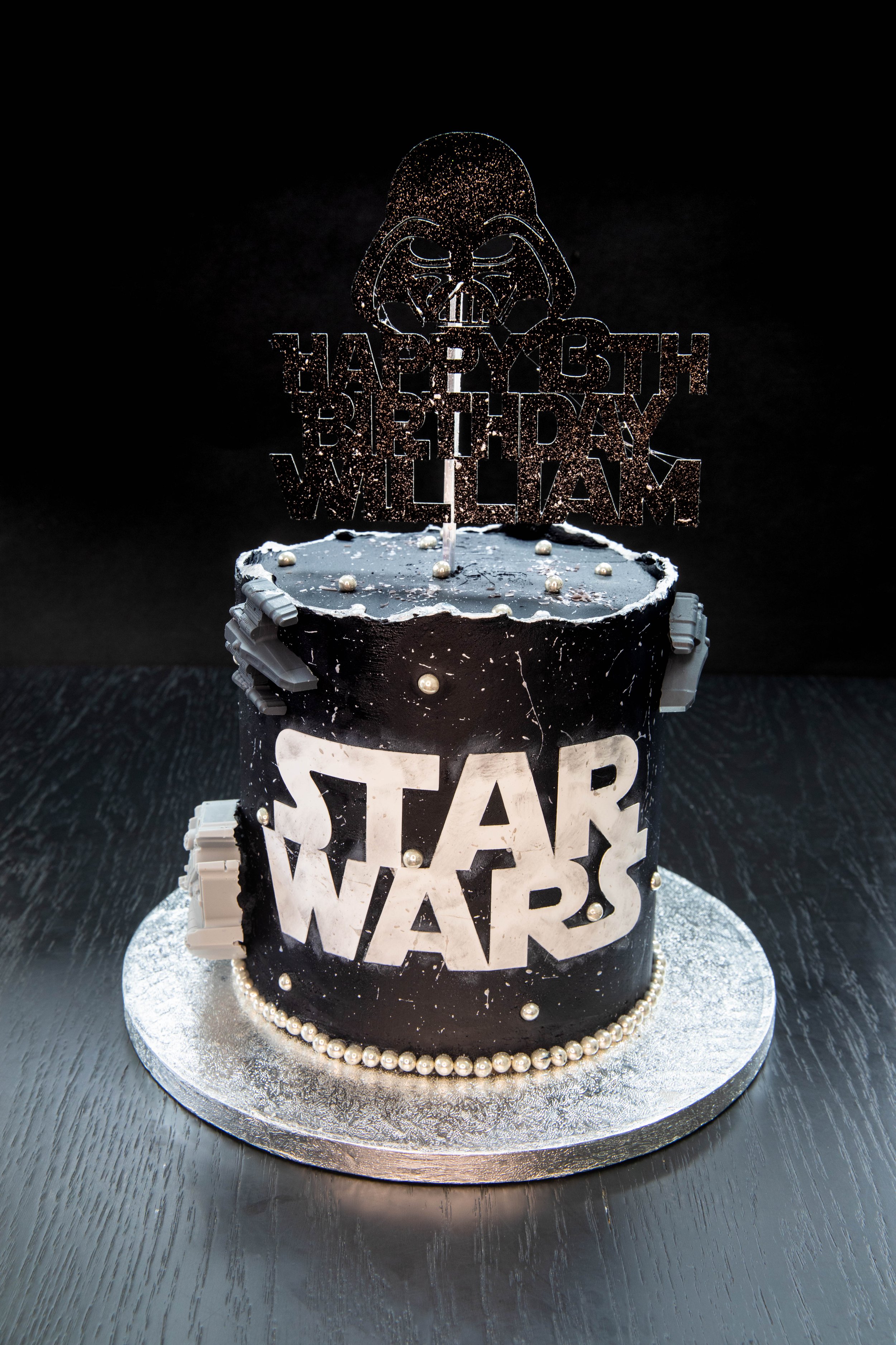 Star Wars Themed Birthday Cake