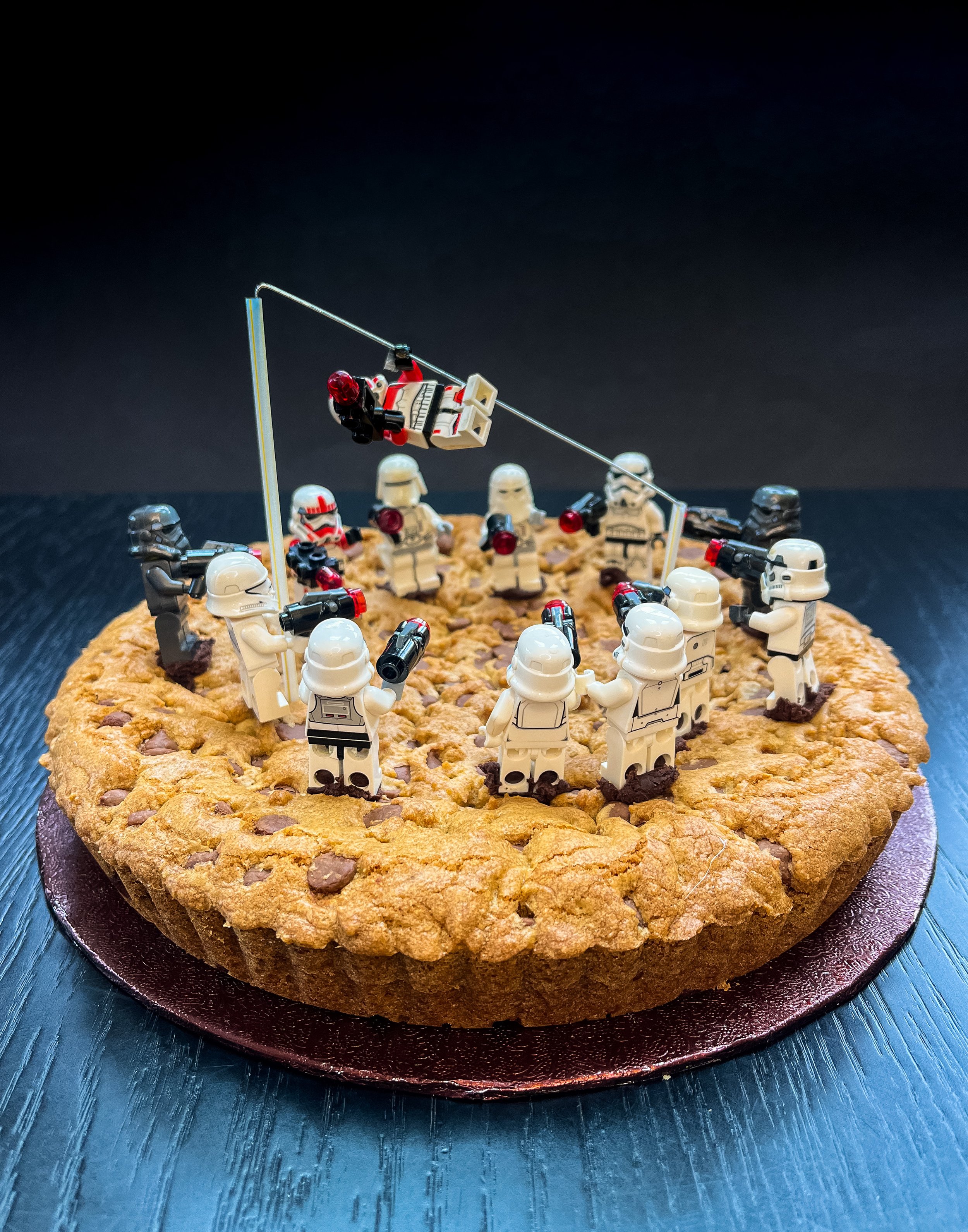 Star Wars Themed Cookie Dough Birthday Cake