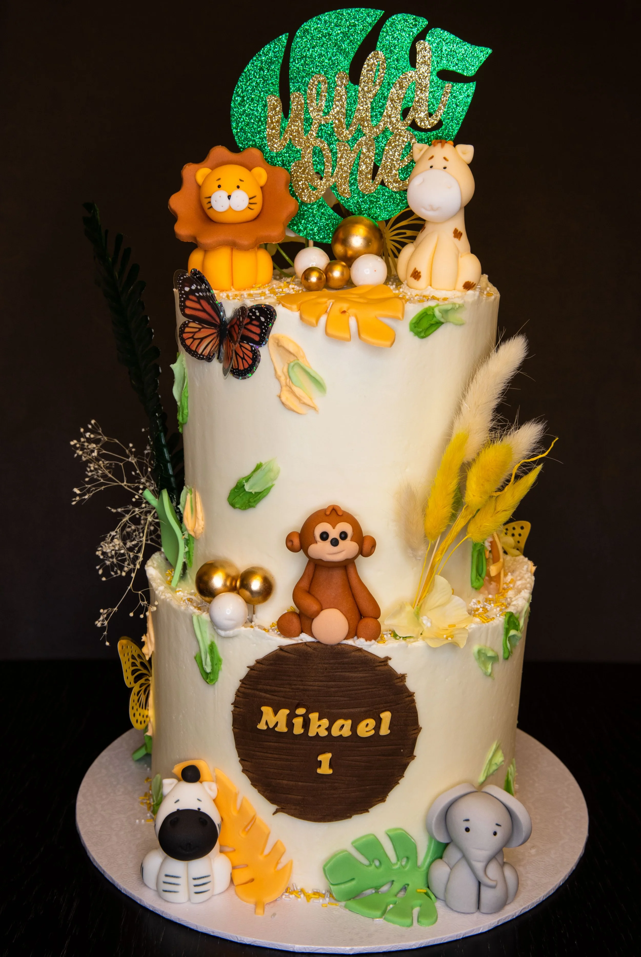 2 Tier Jungle Cake 