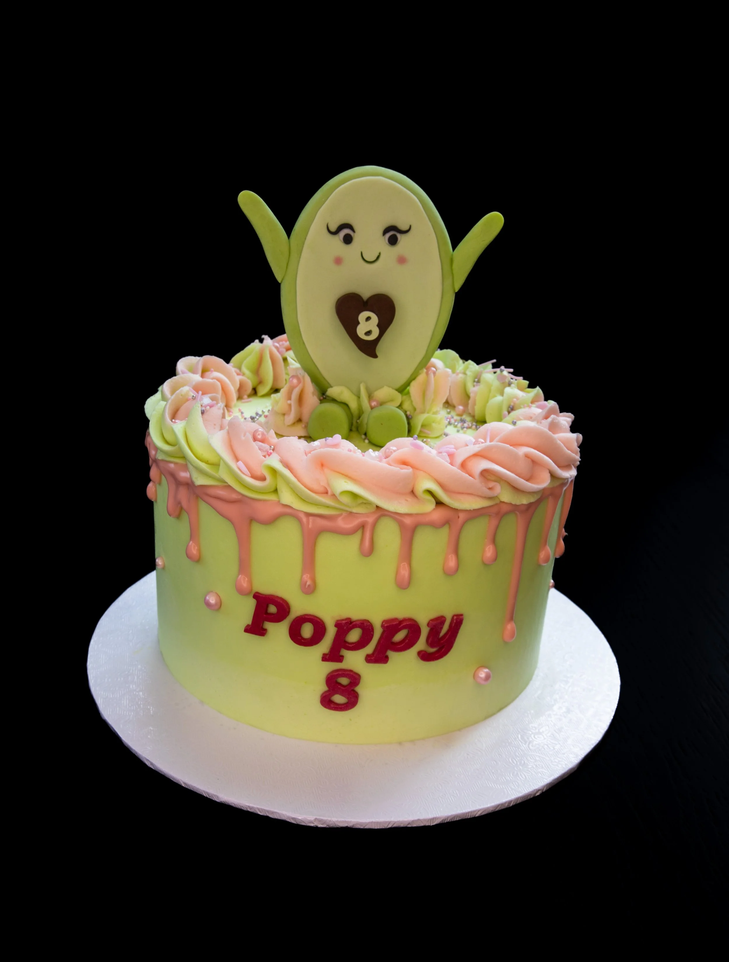 Avocado Birthday Cake