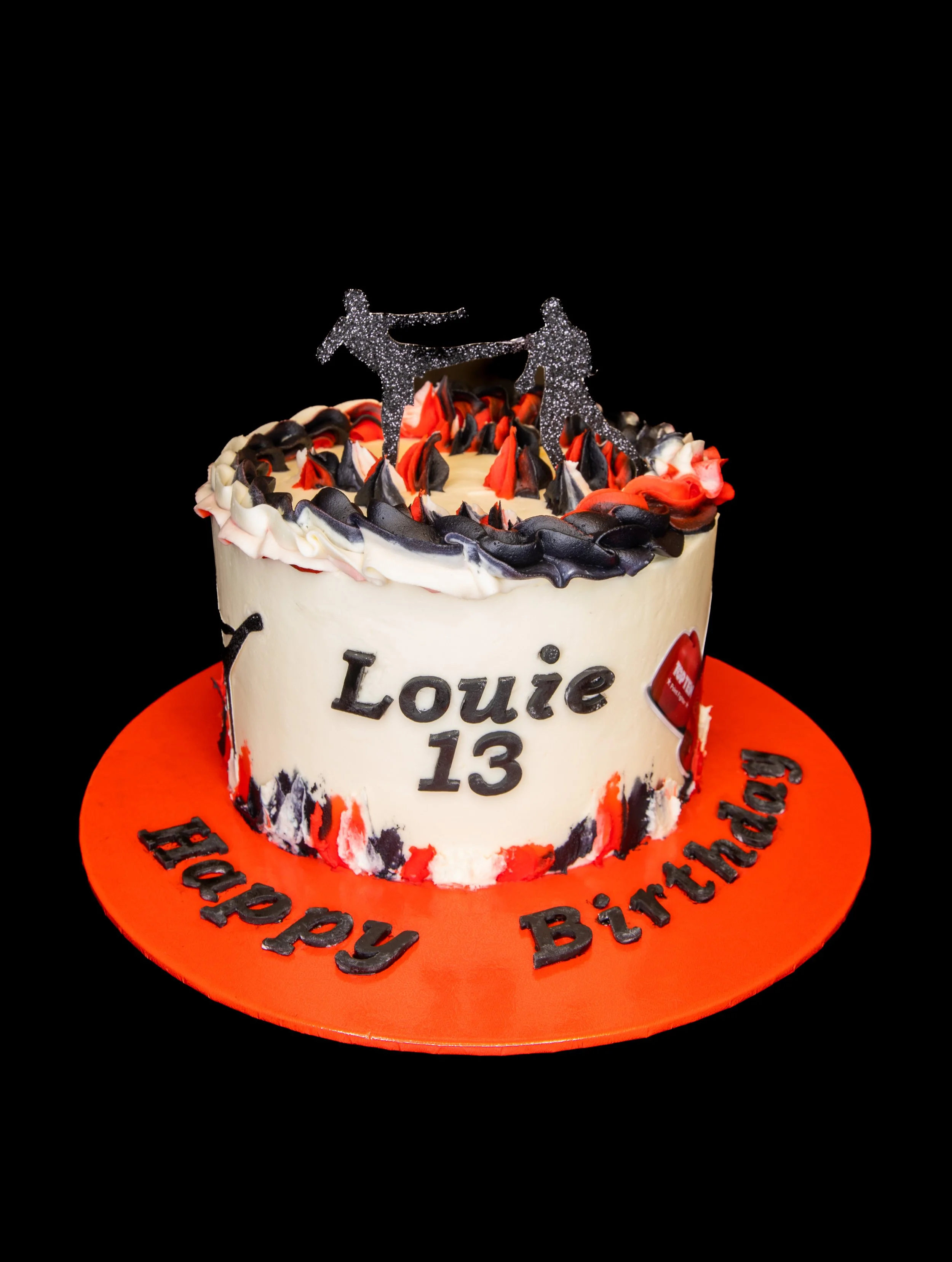 Kickboxing Themed Birthday Cake