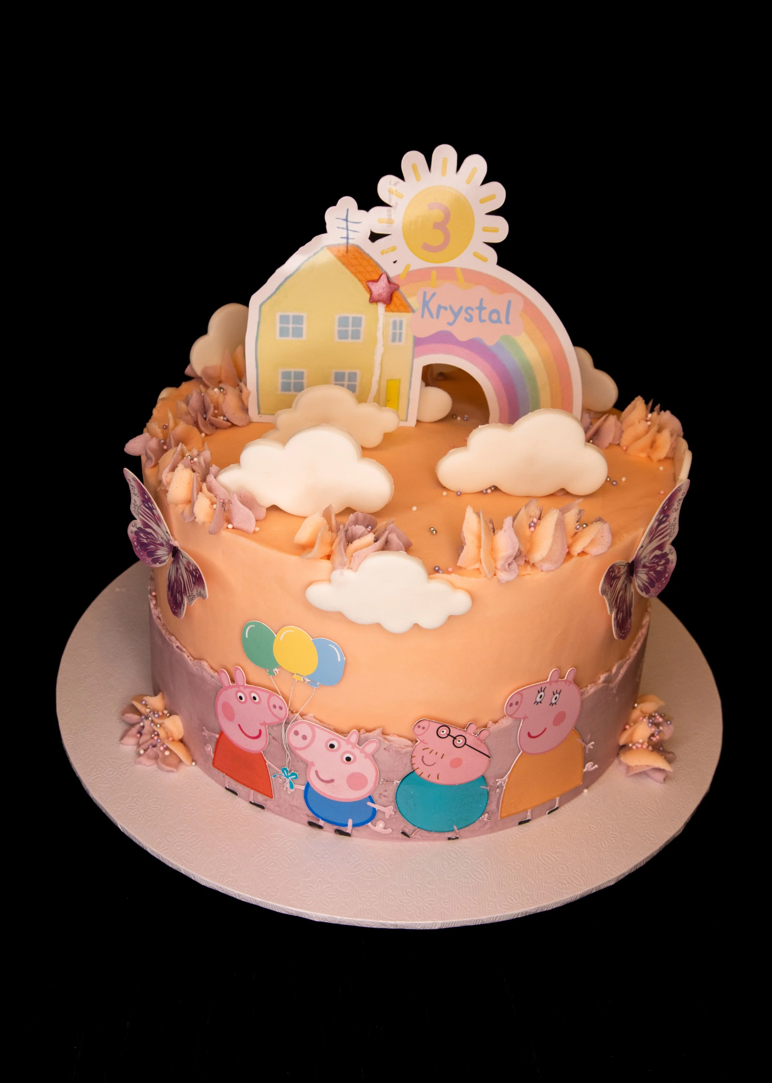 Peppa Pig Themed Birthday Cake