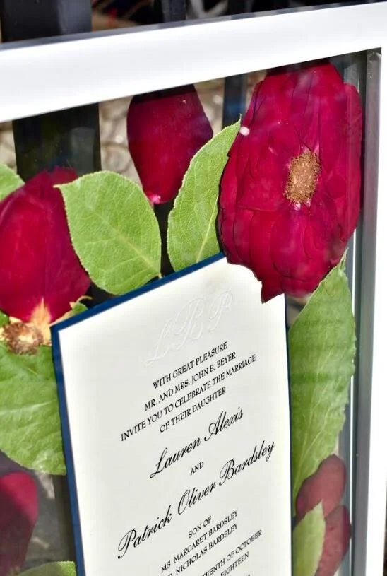 11x14 Wedding Floral Frame