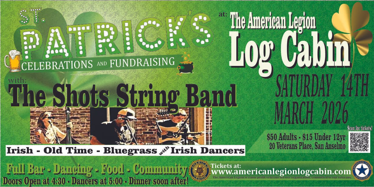 Get Tickets For Saint Patrick's Day at Log Cabin!