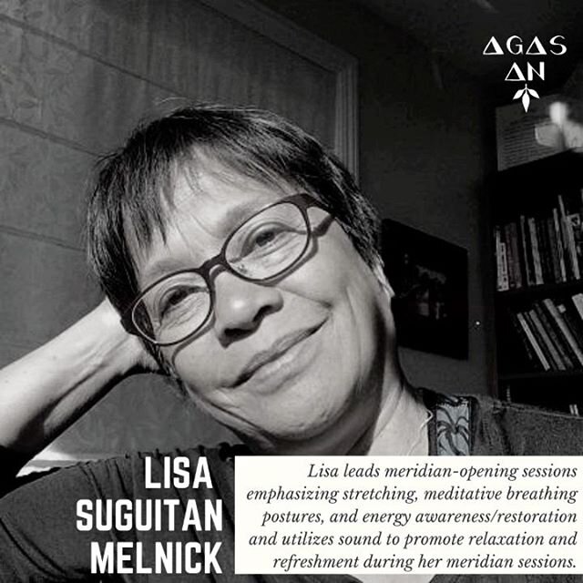 ✨Collaborator Spotlight: LISA SAGUITAN-MELNICK ✨

Listen to @lisatitalisa on her connection to Agasan and her experience shifting the offering from in-person to a virtual setting.

𝙁𝙧𝙞𝙙𝙖𝙮 𝙖𝙩 8𝙥𝙢 ☞︎ Register now at AGASAN.ORG ☜︎
(link in the