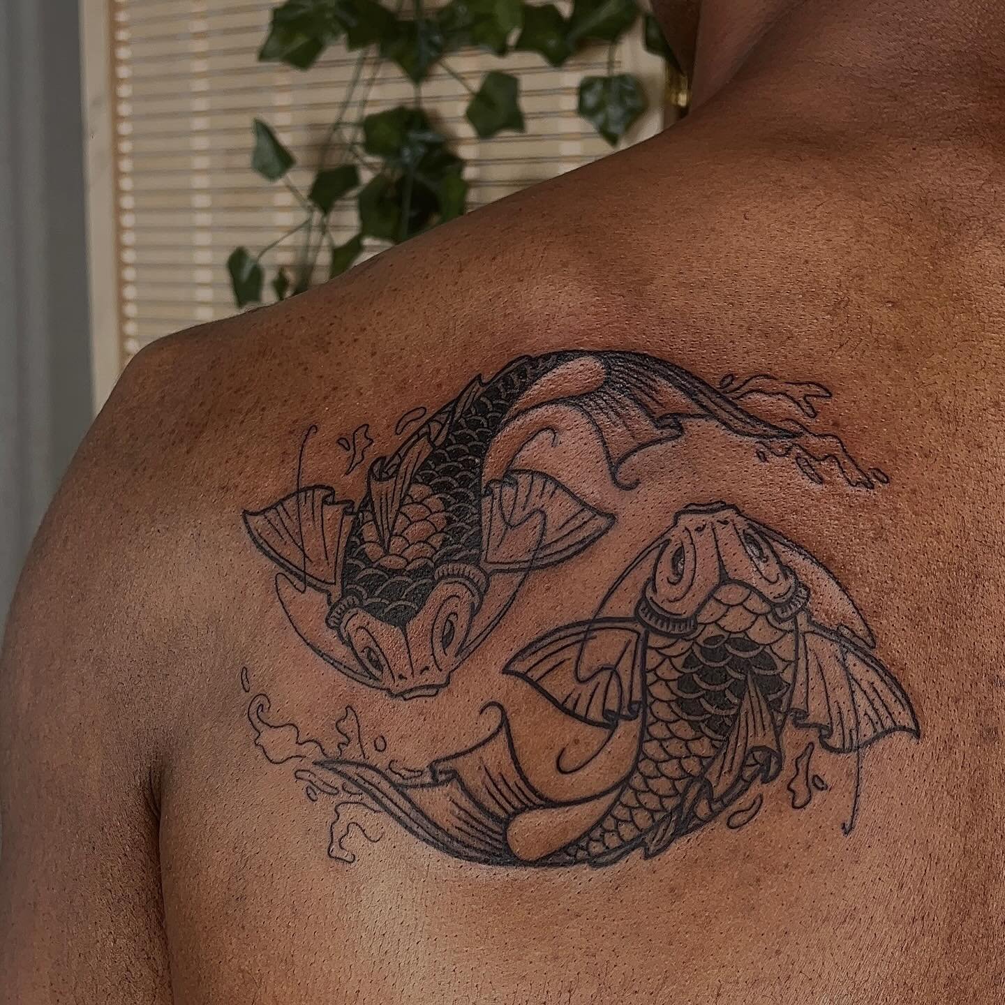 &ldquo;Known to swim against the current and overcome great obstacles, koi symbolize strength, courage, patience, and success through perseverance.&ldquo; 

#tattoo #ink #firsttattoo