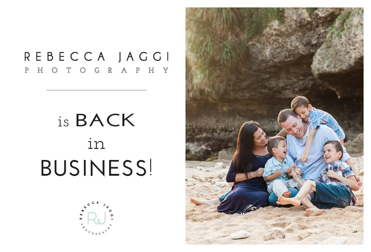 family beach photo