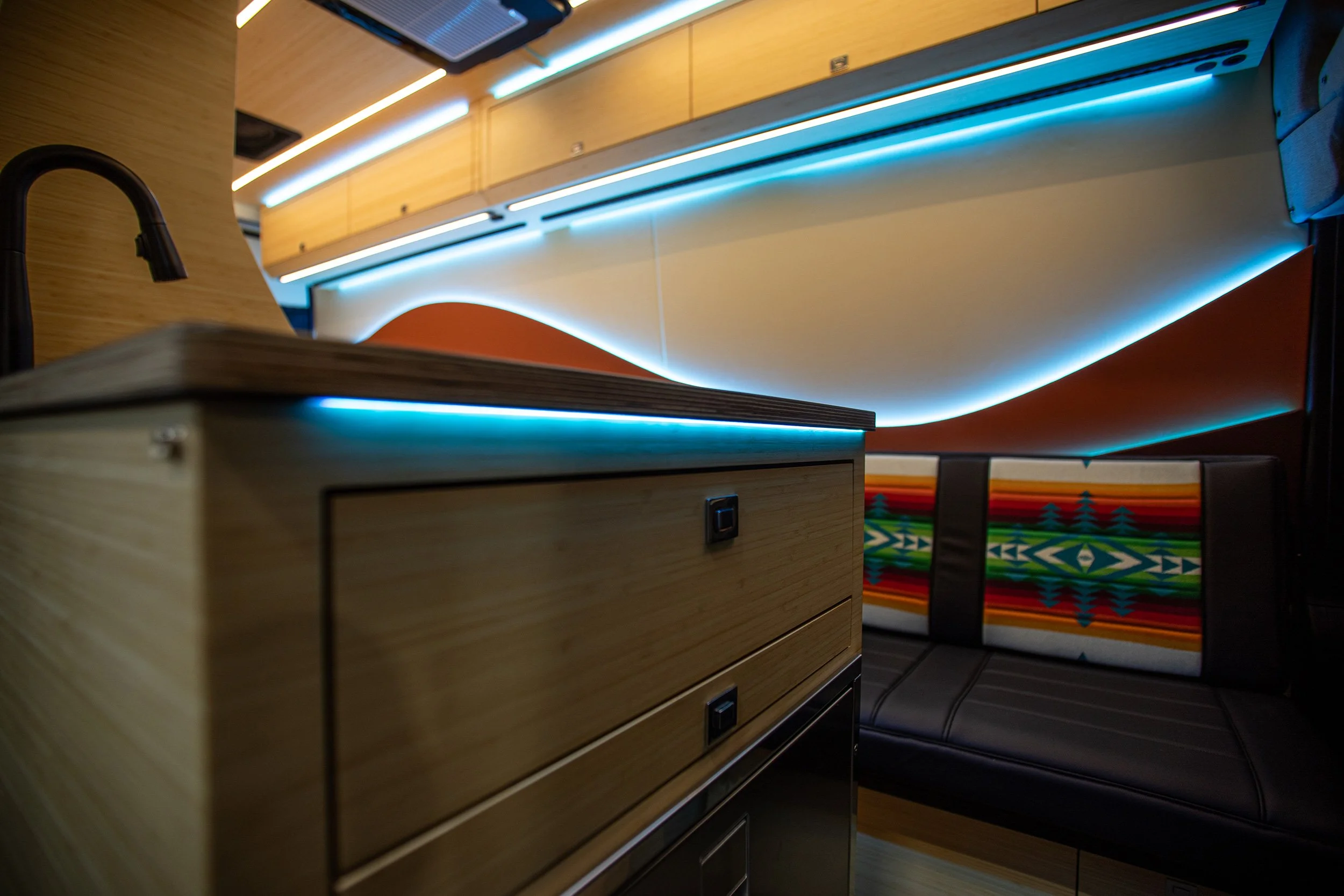 Cosmic lighting light blue