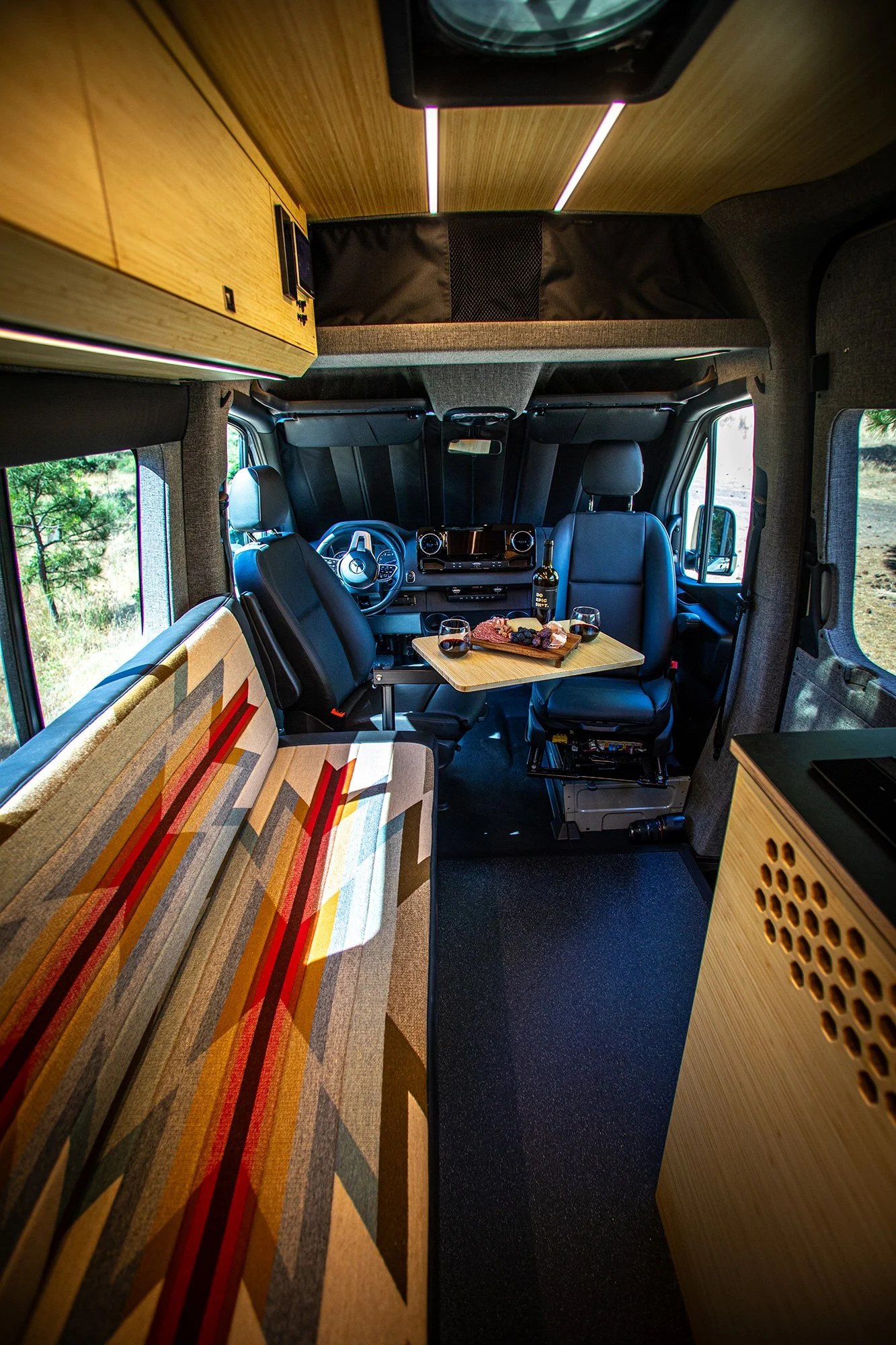 EAV Zahra Adventure Van's Living Area