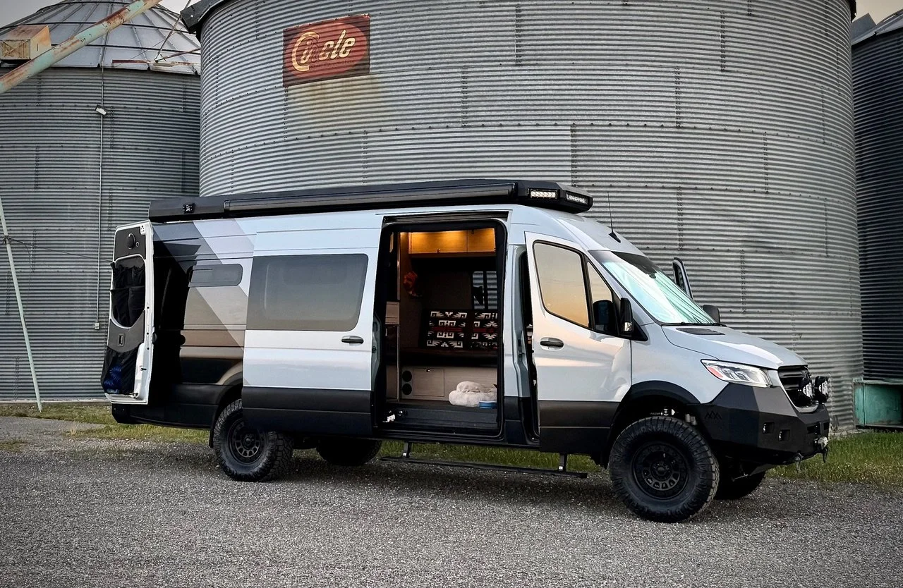 EAV Wolf Adventure Van with doors open
