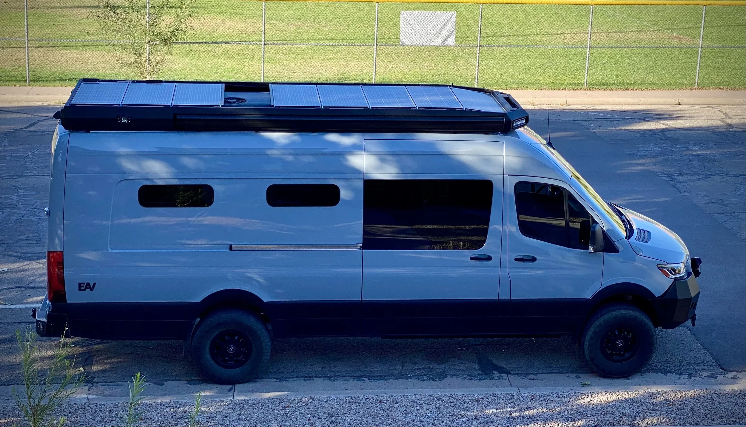 EAV Wolf Adventure Van's Roof Solar Panels