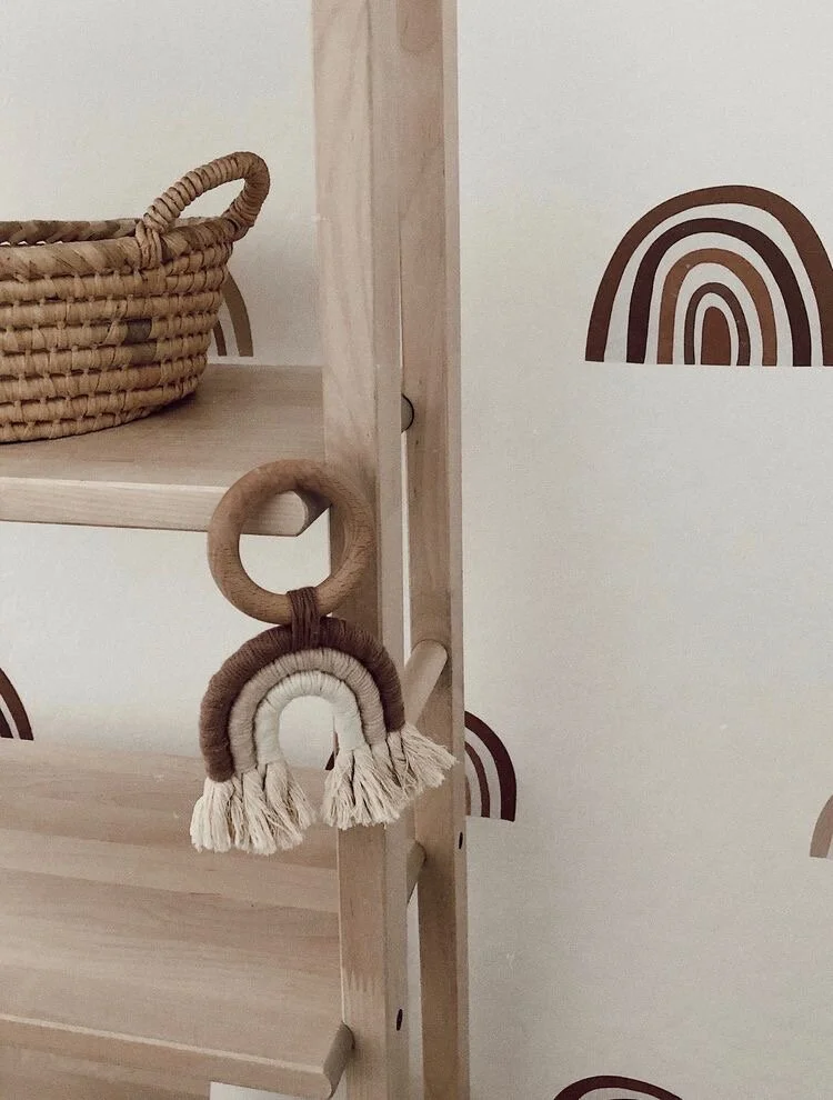 The Macrame Rainbow Teether