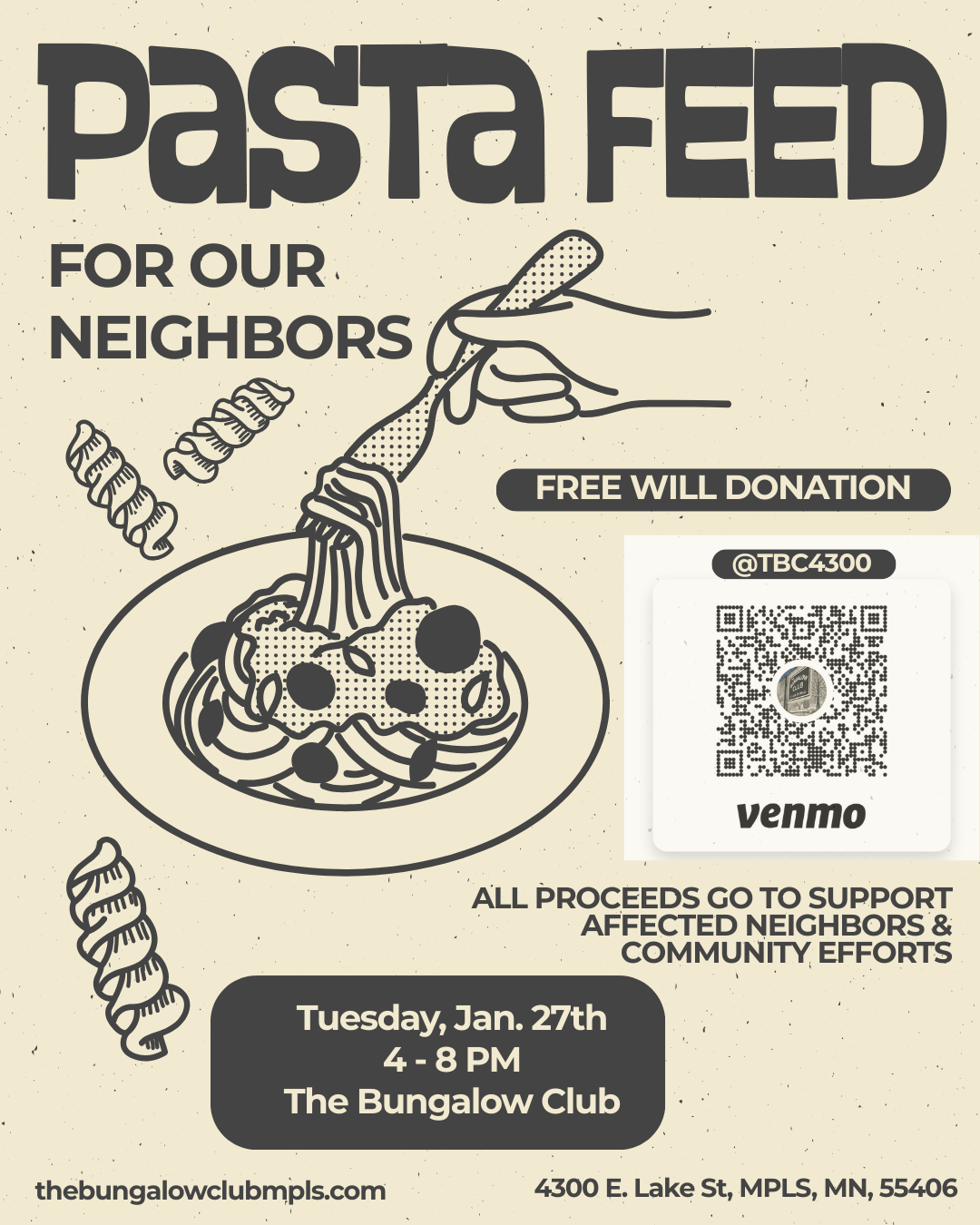 Pasta Feed For the Community