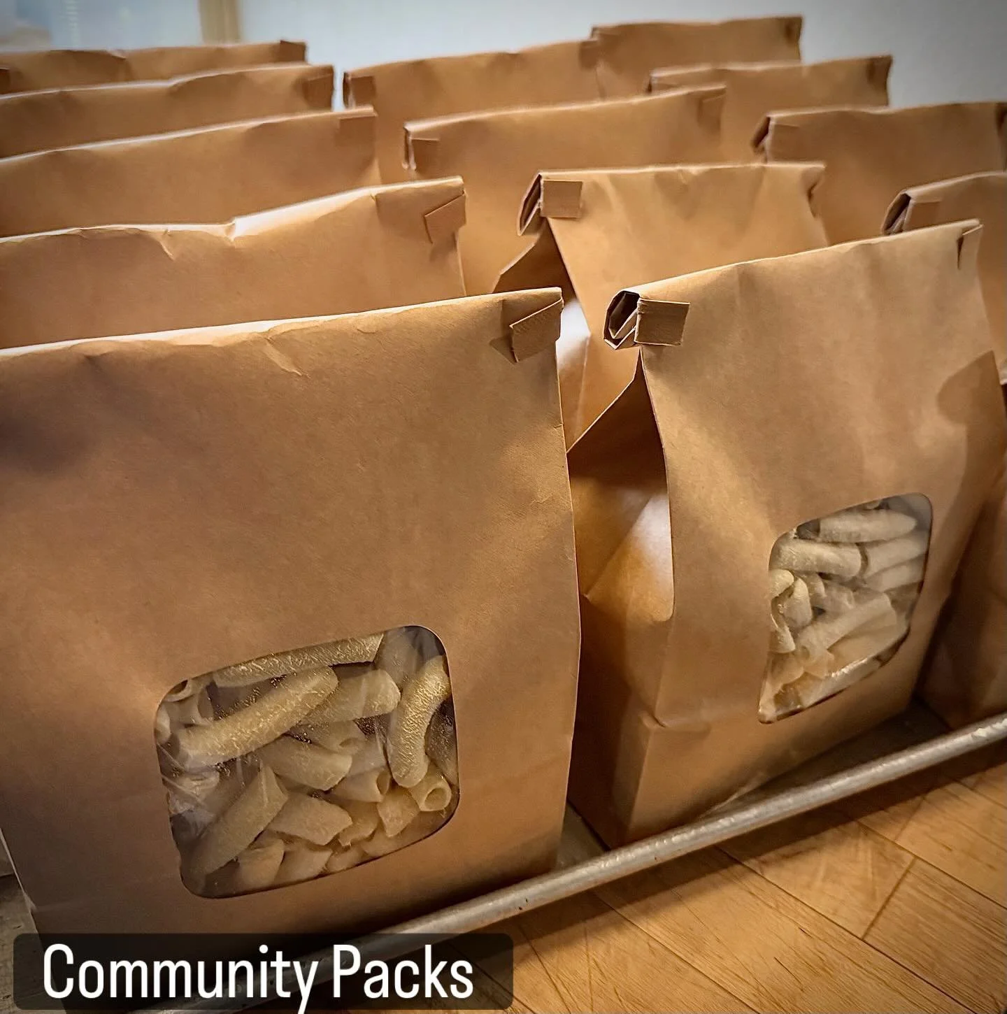 Hi friends,

We&rsquo;re packing up some Community Packs today and have 8 extra available. If you or someone you know could use one, please send us a DM.

📍 Pick-up: anytime after 4:30 PM today, or tomorrow (if any remain)

🚗 Delivery: I&rsquo;m al