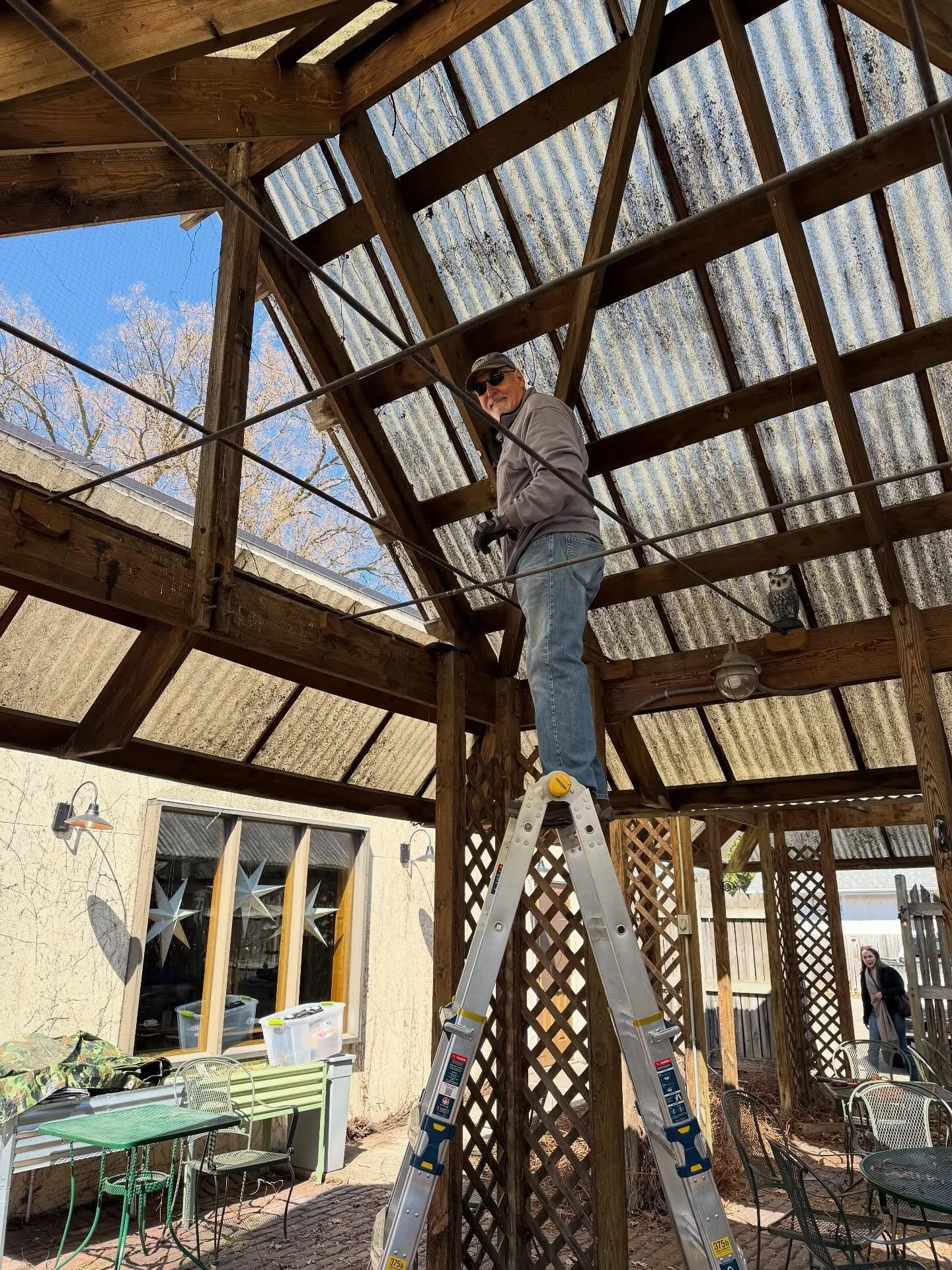Gratitude Post!!!! 🙏

Big thanks to my Pa for always stepping up and helping with the spring patio cleanup at @thebungalowclubmpls.

Year 8 on the job&hellip; and every year I gently remind him: the top bar is not a step. ❤️

P.S. Come grab dinner a