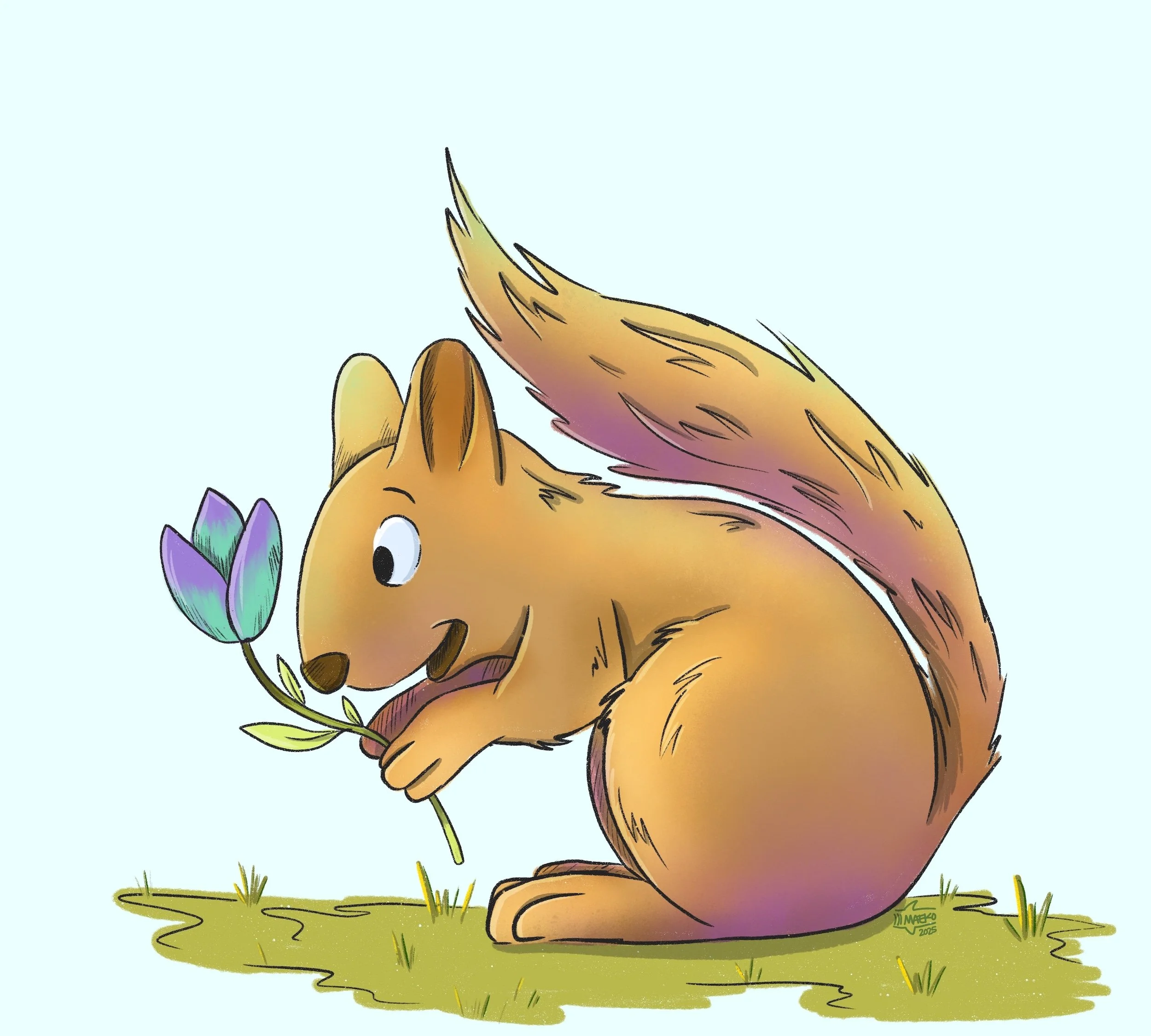 THE CURIOSITY OF SQUIRRELS
