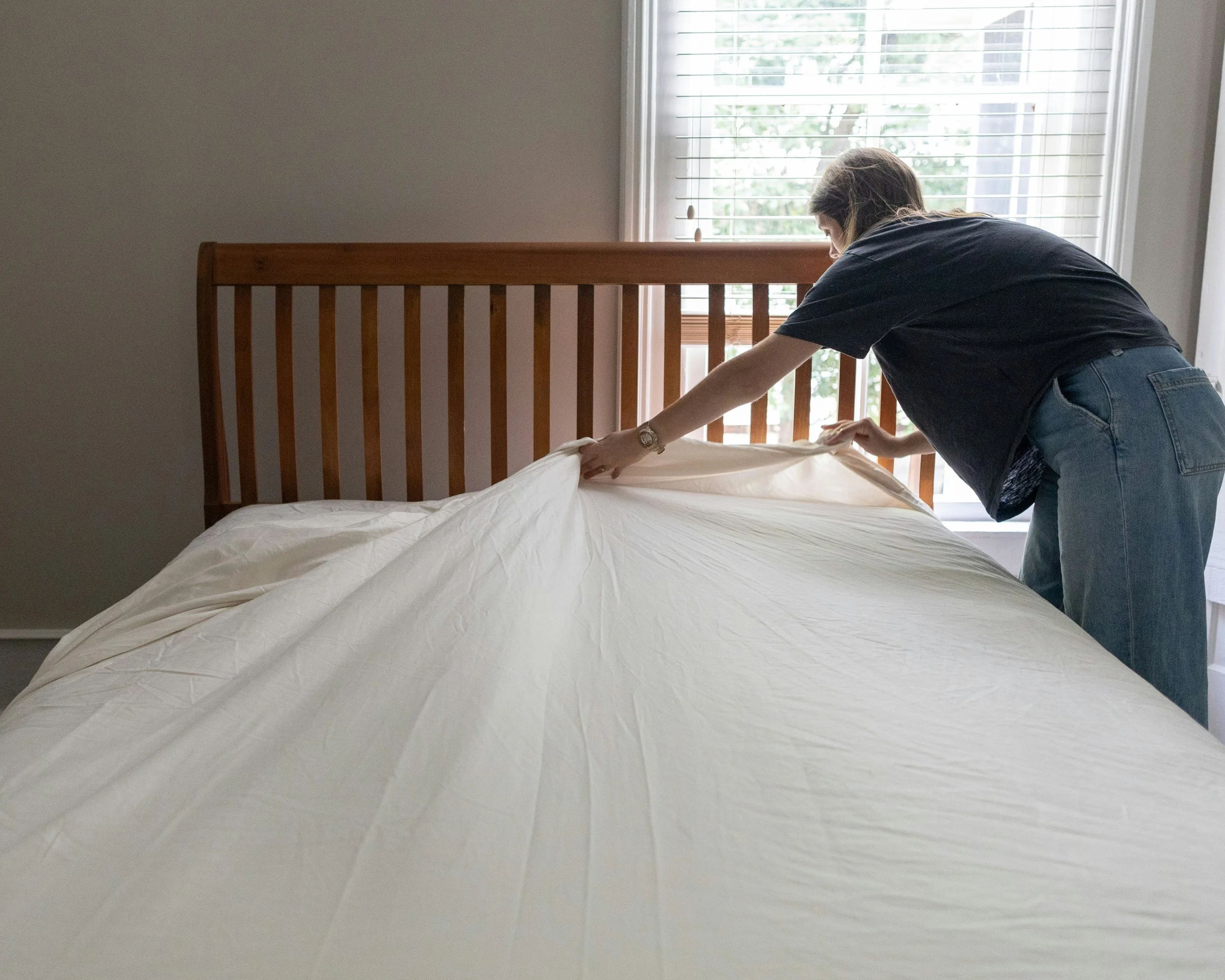 Making your bed as a tiny act that creates momentum