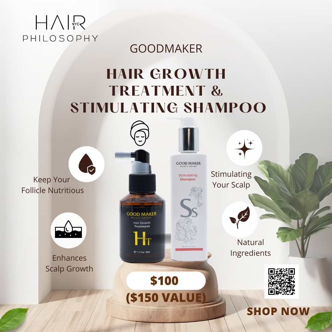 GOOD MAKER HAIR GROWTH TREATMENT (50ML) + GOOD MAKER STIMULATING SHAMPOO (250ML)