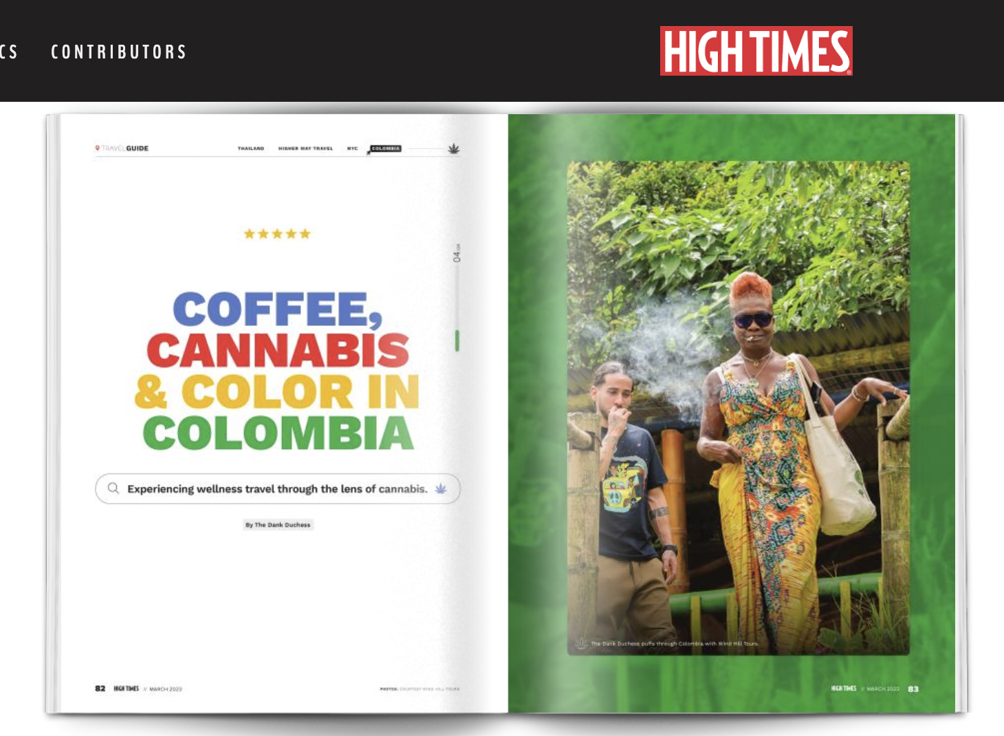High Times features Wind Hill Tours 