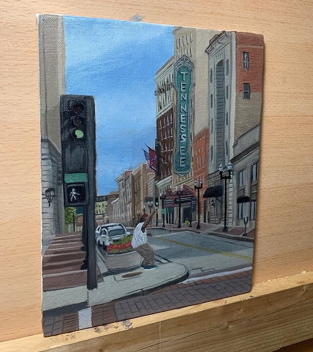 Here&rsquo;s my finished 8&rdquo;x10&rdquo; original oil painting, &ldquo;Singing on the Corner&rdquo;
This is currently available for bidding on @themakercity #mondaymarketplace. Go check out their page to bid and see lots of other cool stuff from o