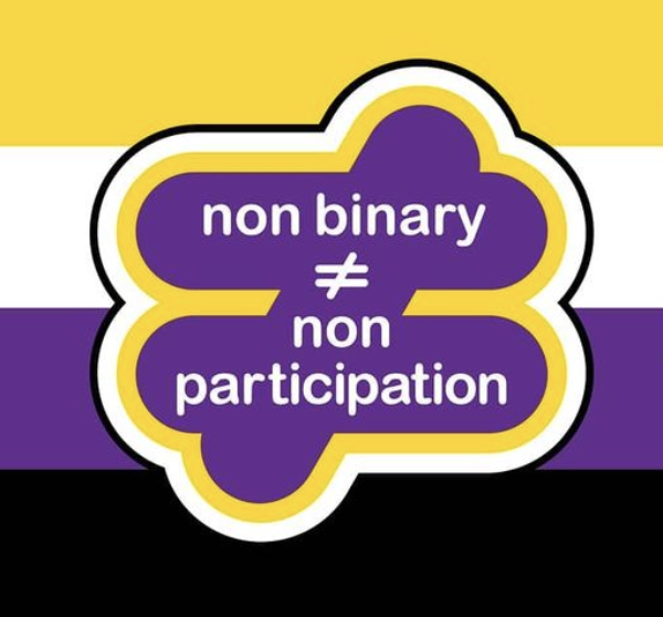Non-Binary ≠ Non-Participation with Pride in Sport Australia