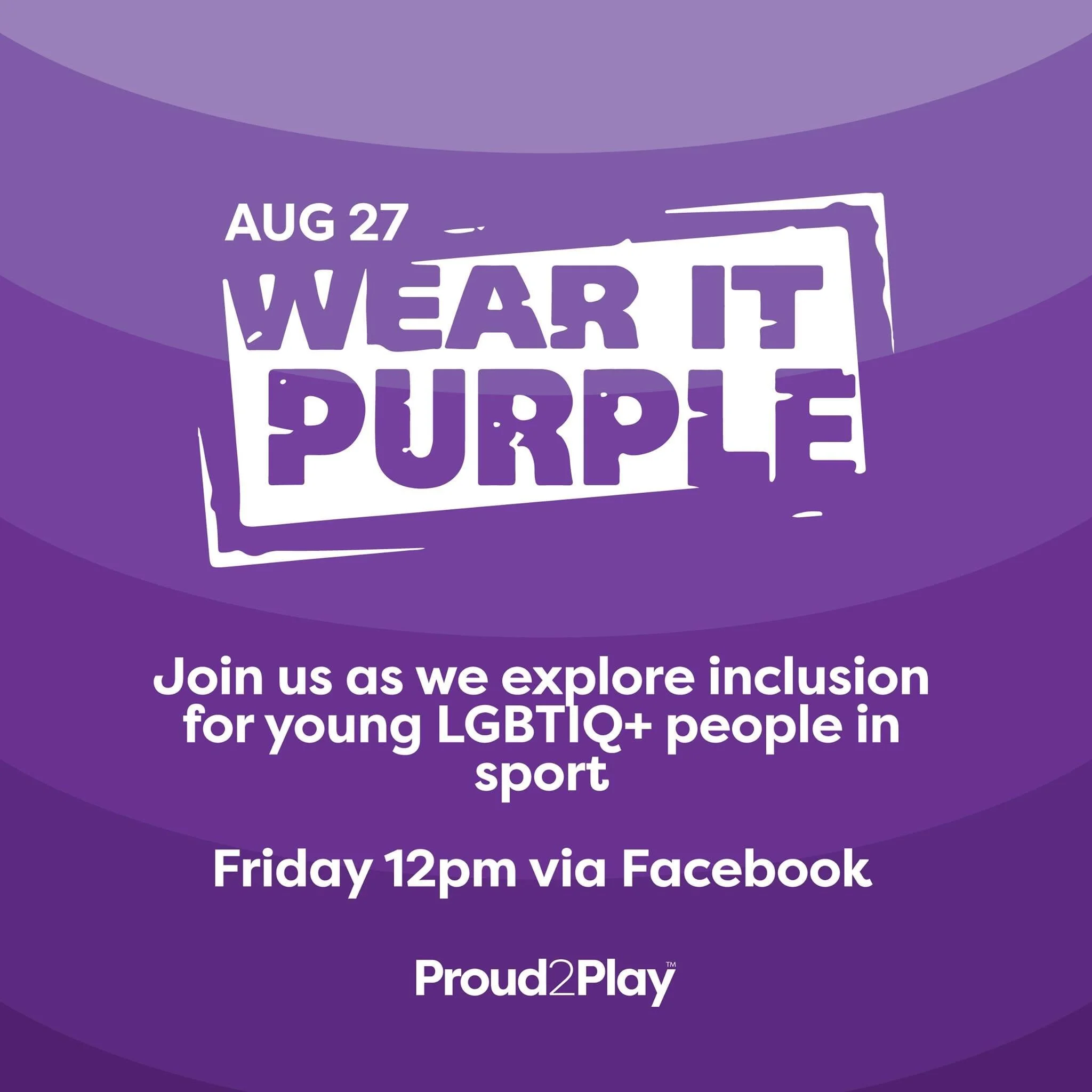 Proud 2 Play Wear it Purple Day interview with Liam and Simone