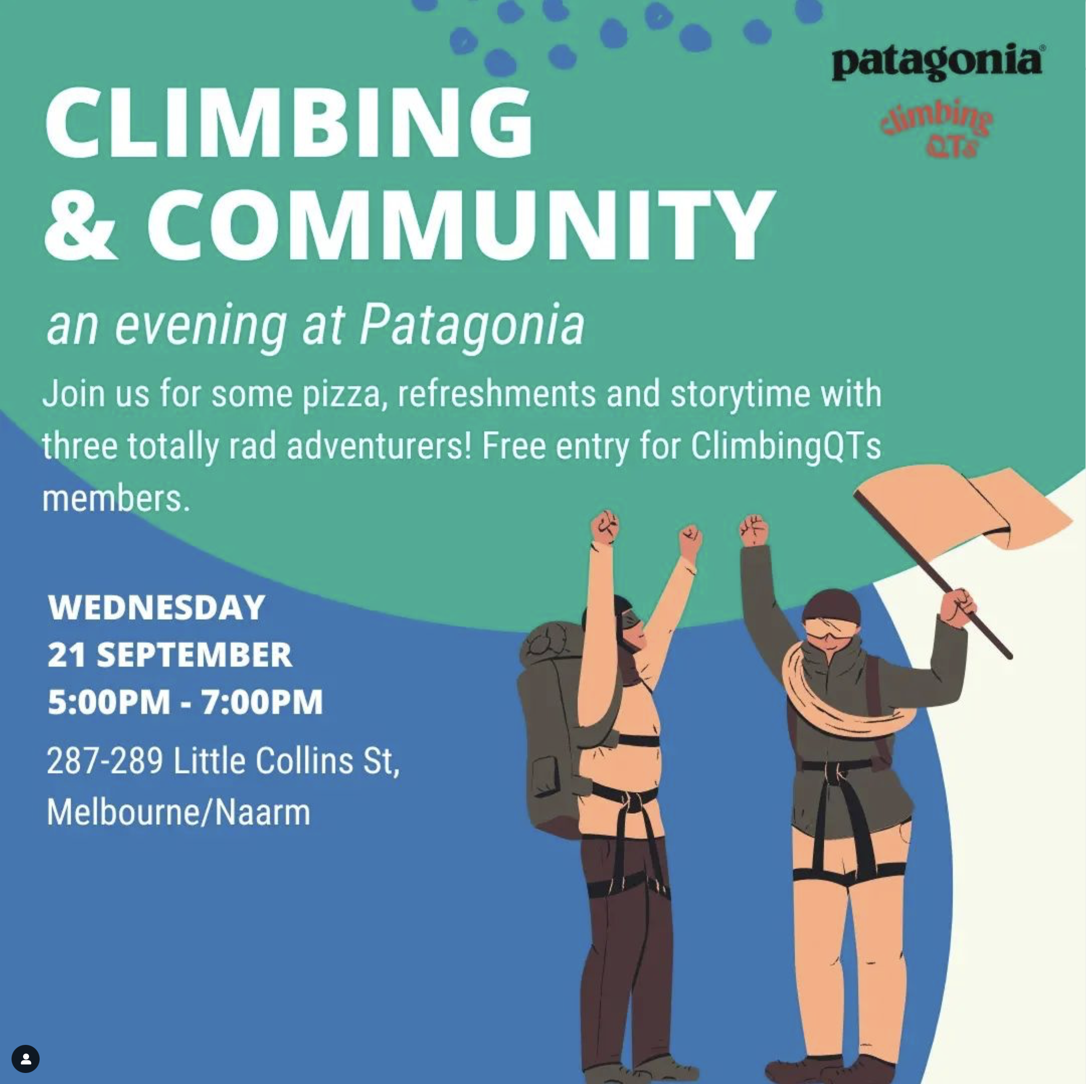 Climbing and Community; an Evening at Patagonia (VIC)