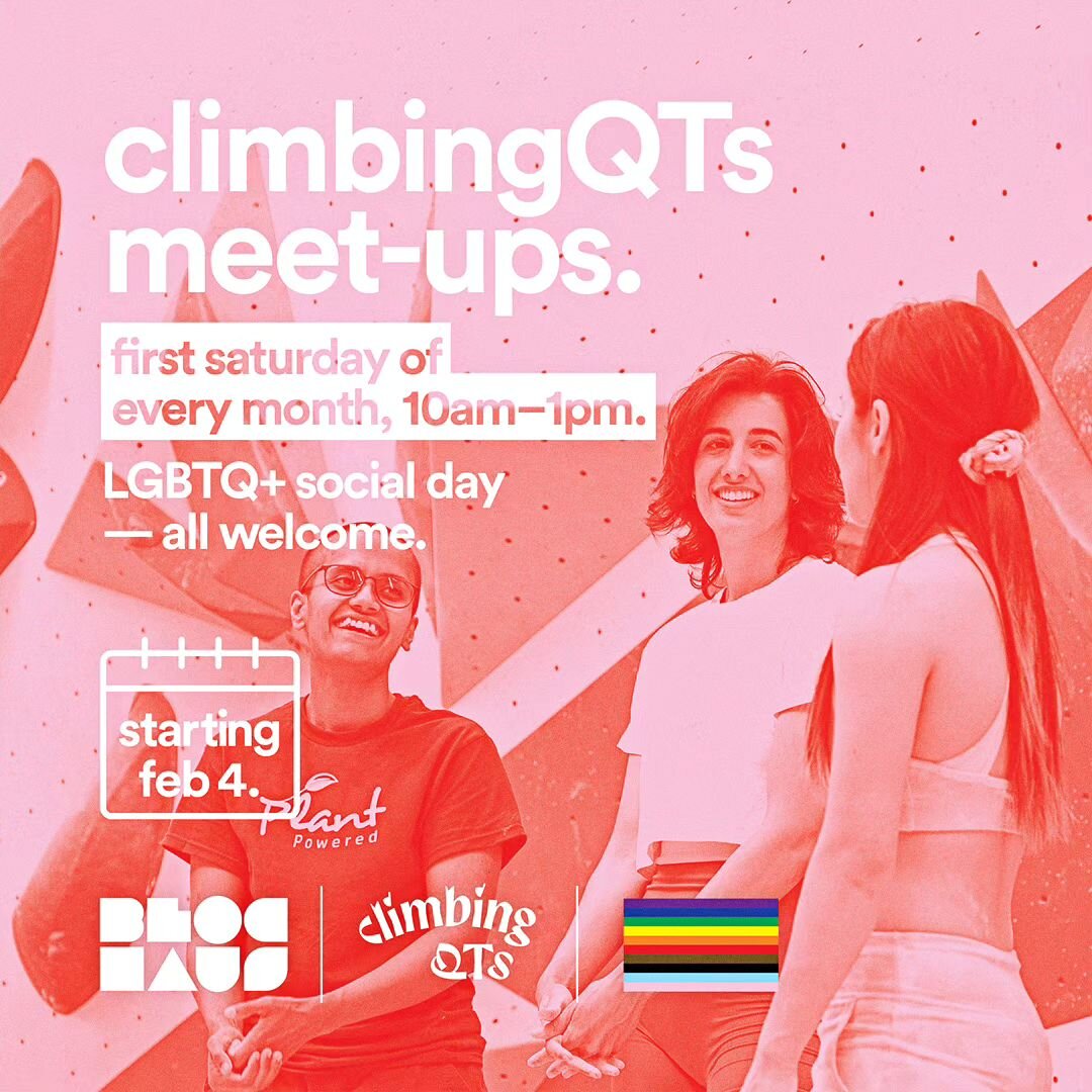 🌈 ClimbingQTs x BlocHaus Bouldering monthly meet-ups, all year round! @blochausmlb

Next up: Saturday February 3rd

If you&rsquo;ve ever wanted to give bouldering a go or have a mate you&rsquo;ve always wanted to bring along &amp; you&rsquo;re a bit