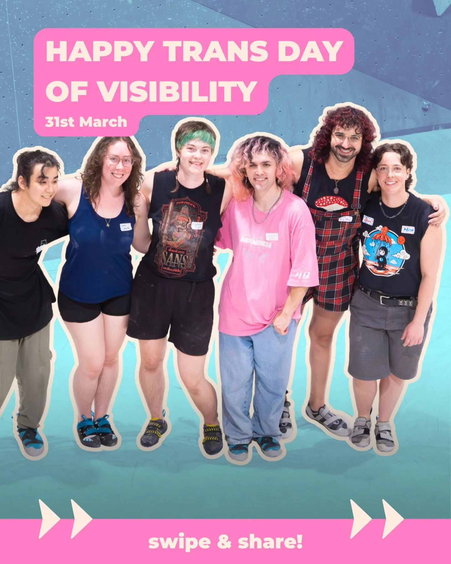 Hi there QTs! Today is International Transgender Day of Visibility and it is a wonderful day to celebrate our trans, non-binary, and gender diverse communities 🏳️&zwj;⚧️

We believe in creating safe spaces for trans, non-binary and gender diverse pe