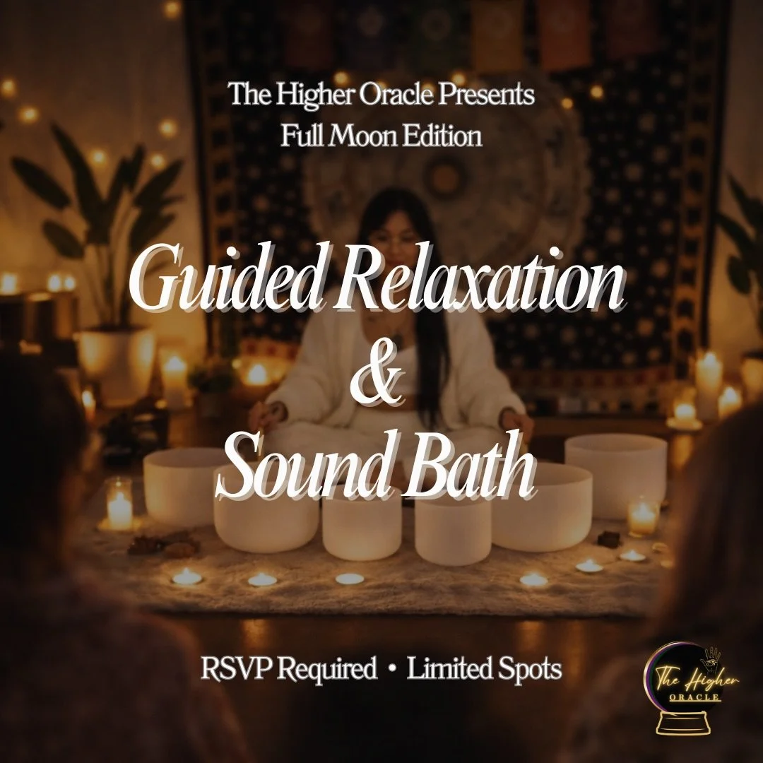 Full Moon Guided Relaxation &amp; Sound Bath 🌕

This is not a class.
This is not a performance.
This is a nervous system reset.

Under the Leo Full Moon in Aquarius, we gather for deep regulation, restoration, and recalibration.

This evening is des