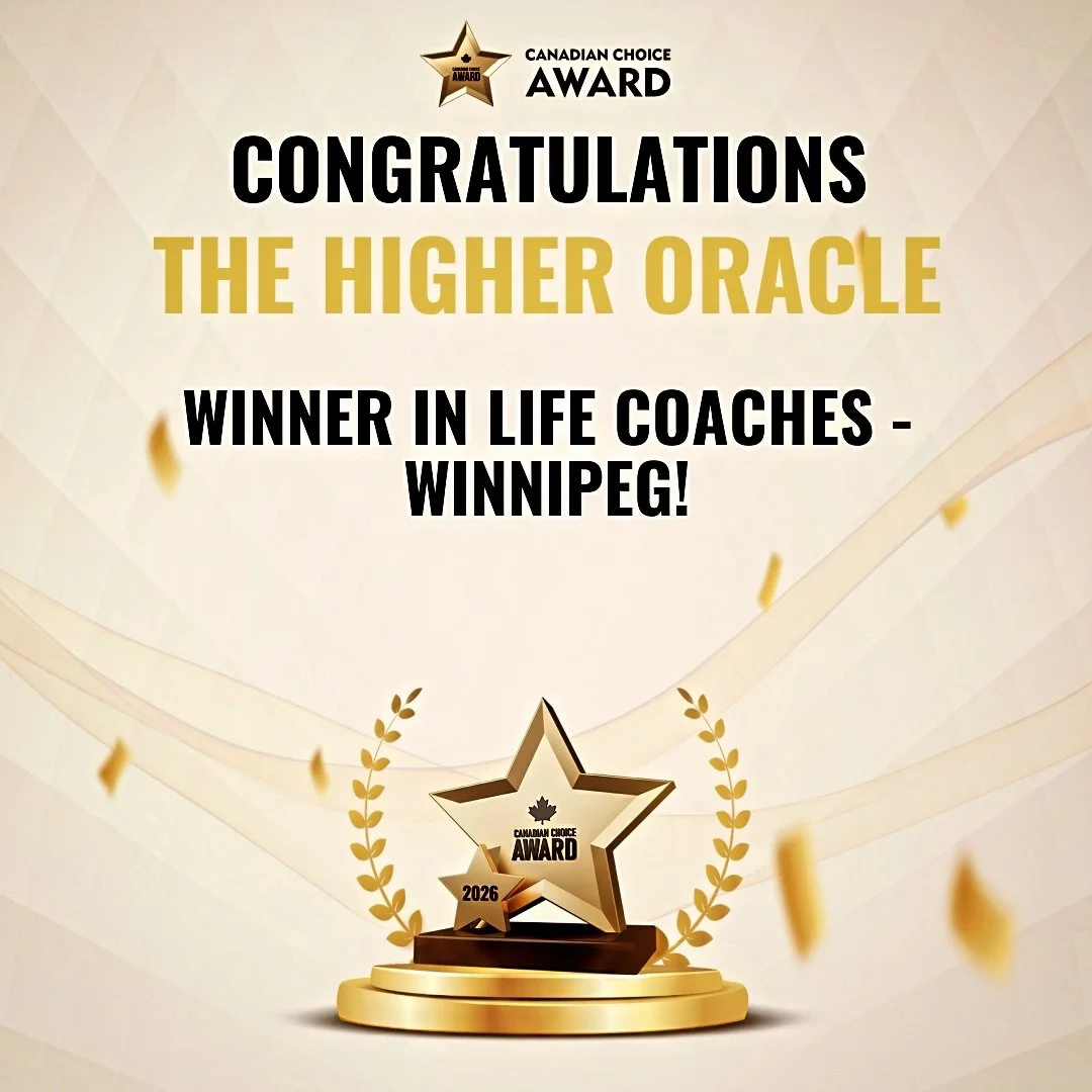 This didn&rsquo;t come from being loud, it came from being precise.🤍🙏🏽

I&rsquo;m deeply honoured to share that The Higher Oracle has been named the 2026 Canadian Choice Award Winner for Life Coaches in Winnipeg.

This recognition reflects somethi