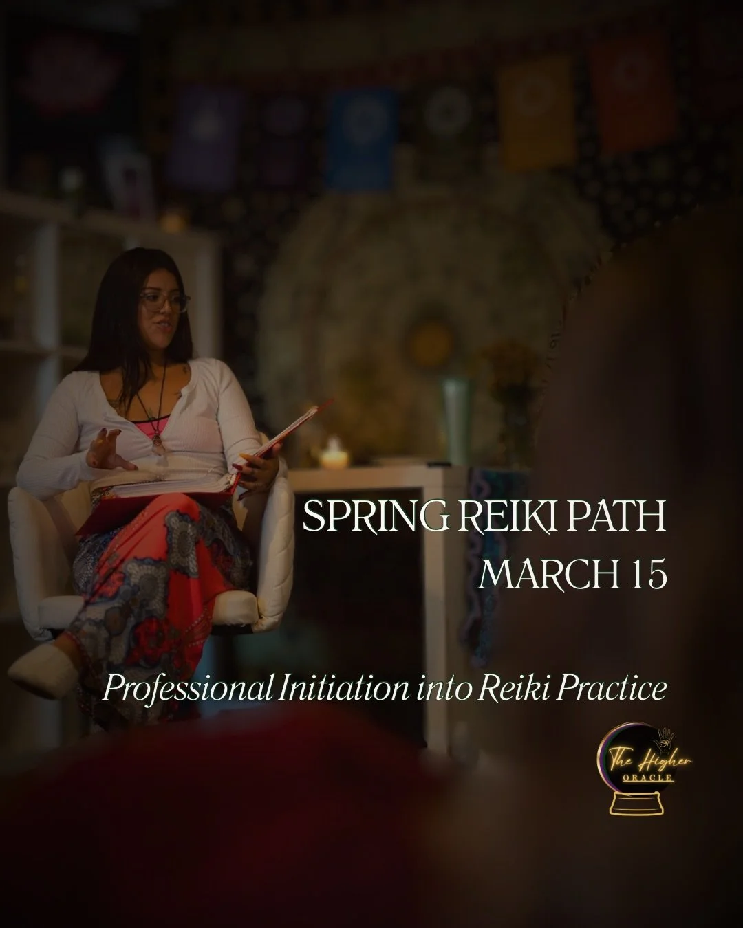 🌸Spring Reiki Path registration is officially open.
We begin March 15.

This is a call to my beautiful people who feel the impact and gifts Reiki provides and want to hold those gifts for themselves, with devotion and integrity. 💫

If Reiki has bee
